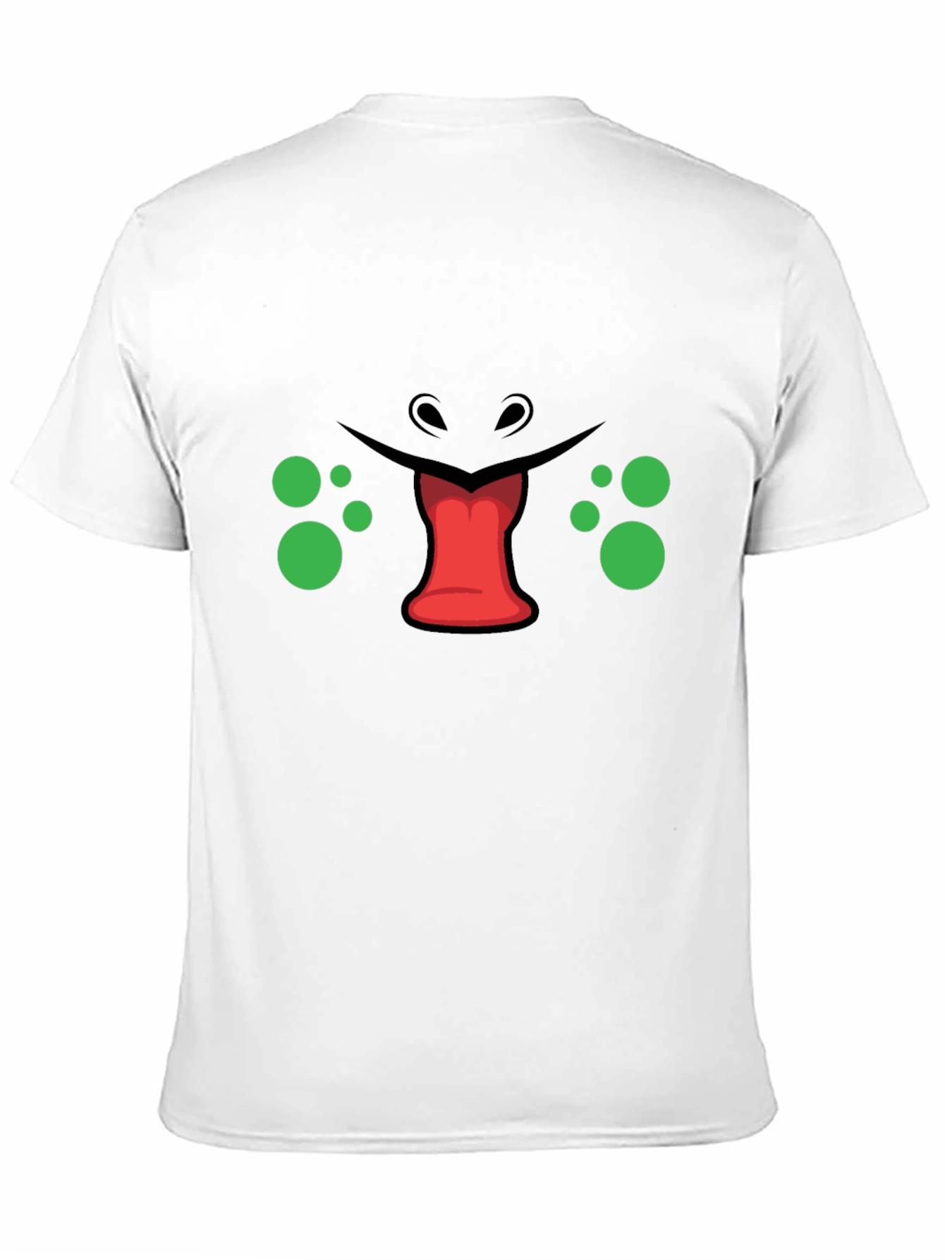 Funny Monster Face Graphic T-Shirt - Unique Design