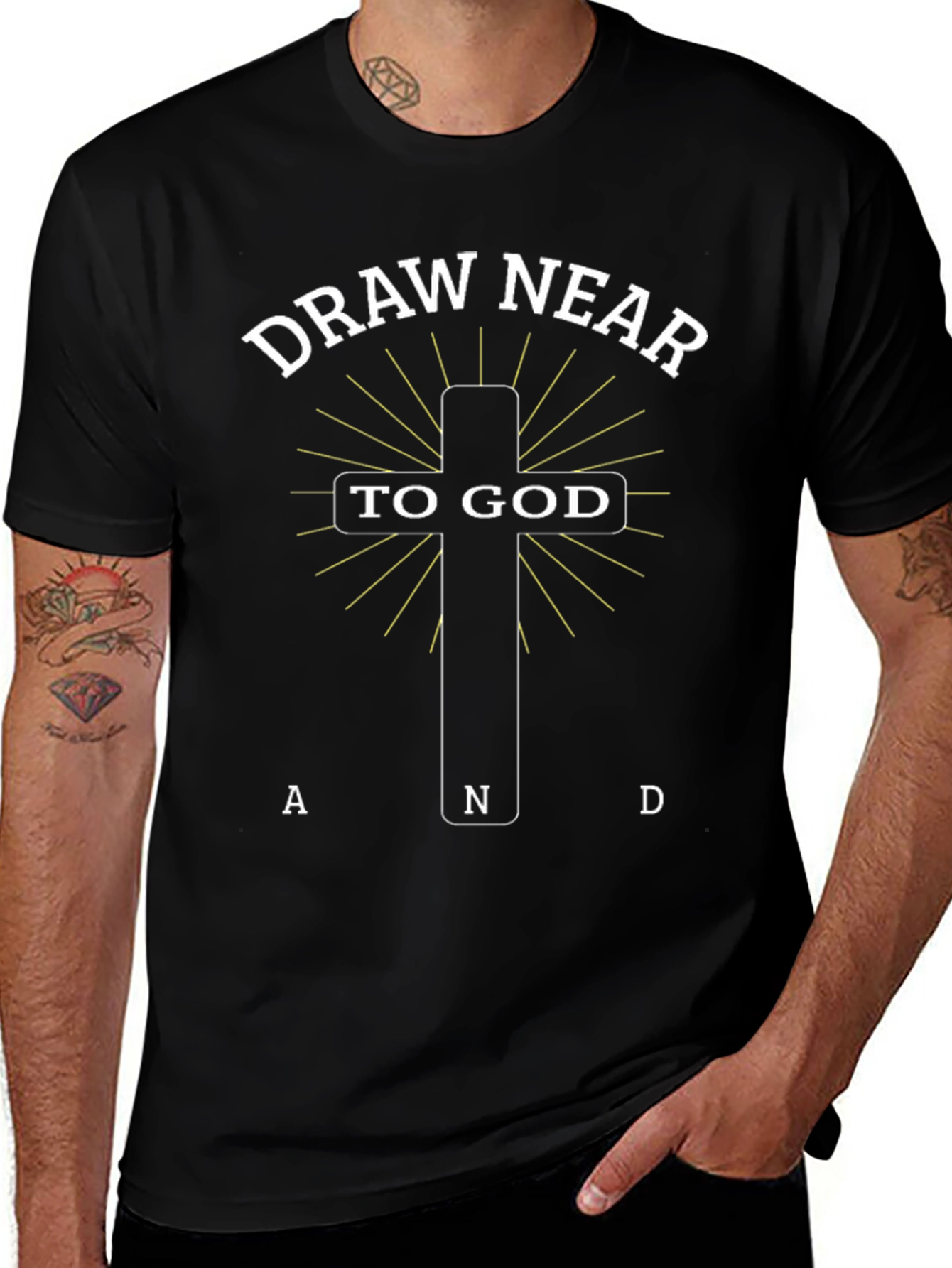 Draw Near to God Black T-Shirt