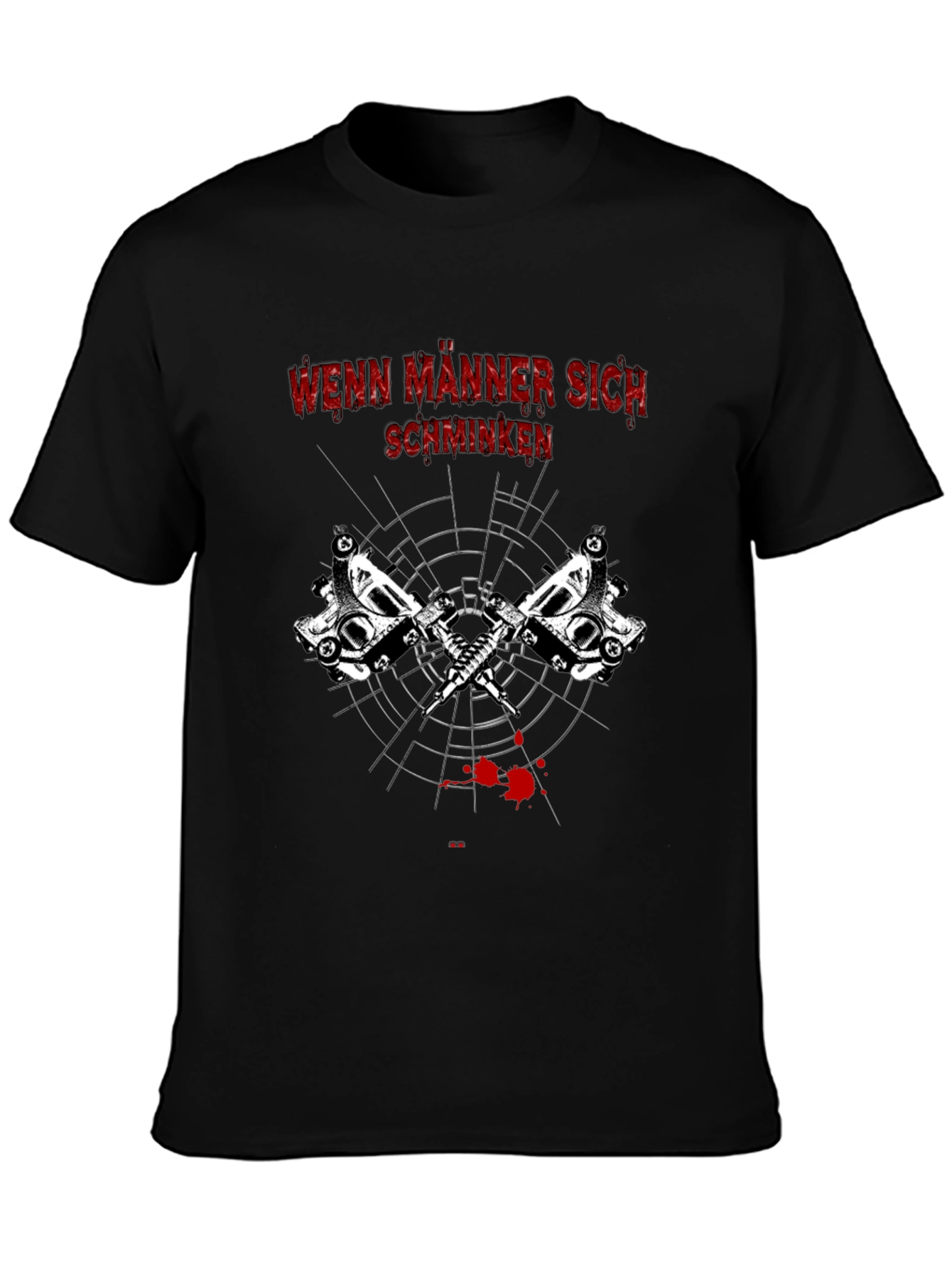 Wenn Männer Sich Schminken Tattoo Art Graphic Tee