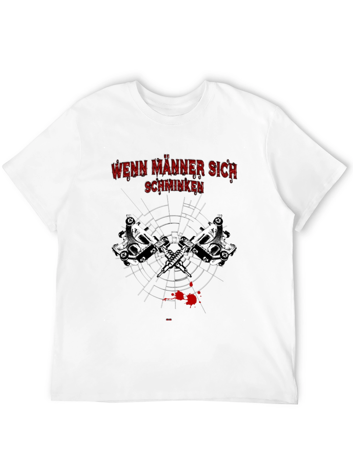 Wenn Männer Sich Schminken Tattoo Art Graphic Tee