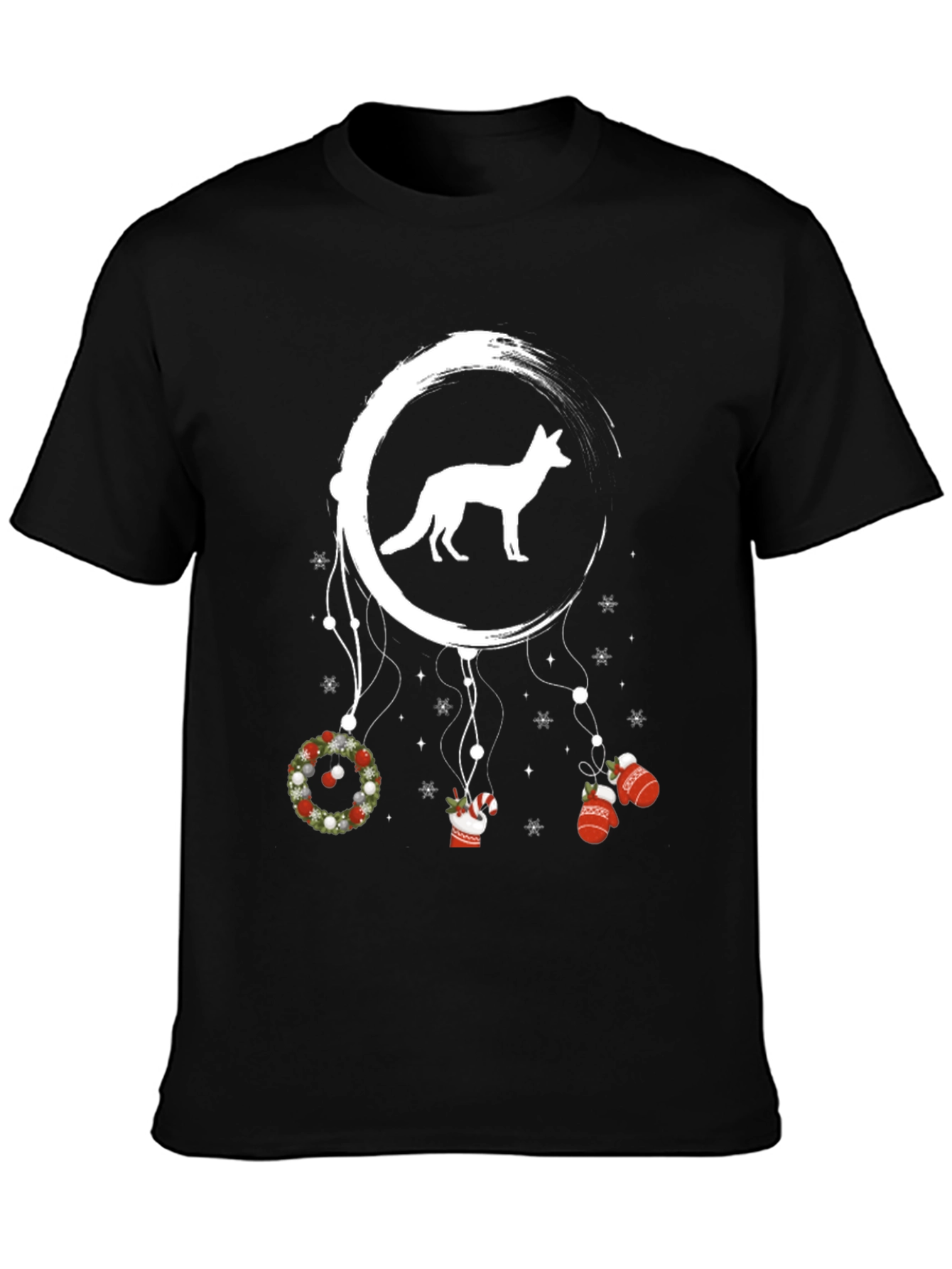 Festive Fox Dreamcatcher Graphic Tee