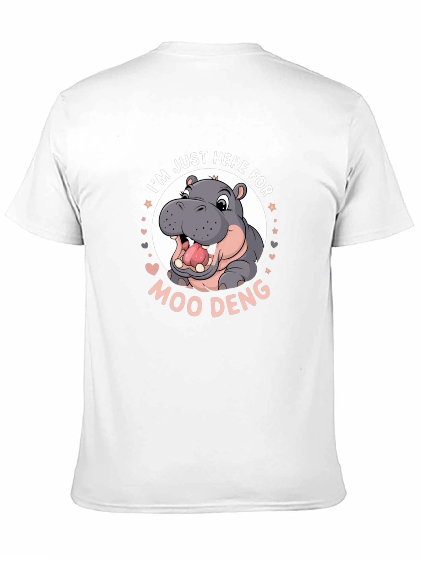 Hippo Moo Deng Graphic Tee