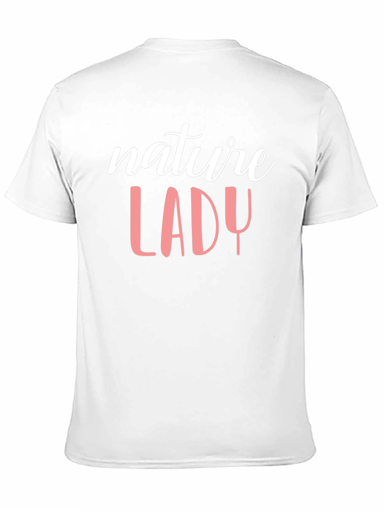 Nature Lady Graphic Tee - Black Cotton T-Shirt