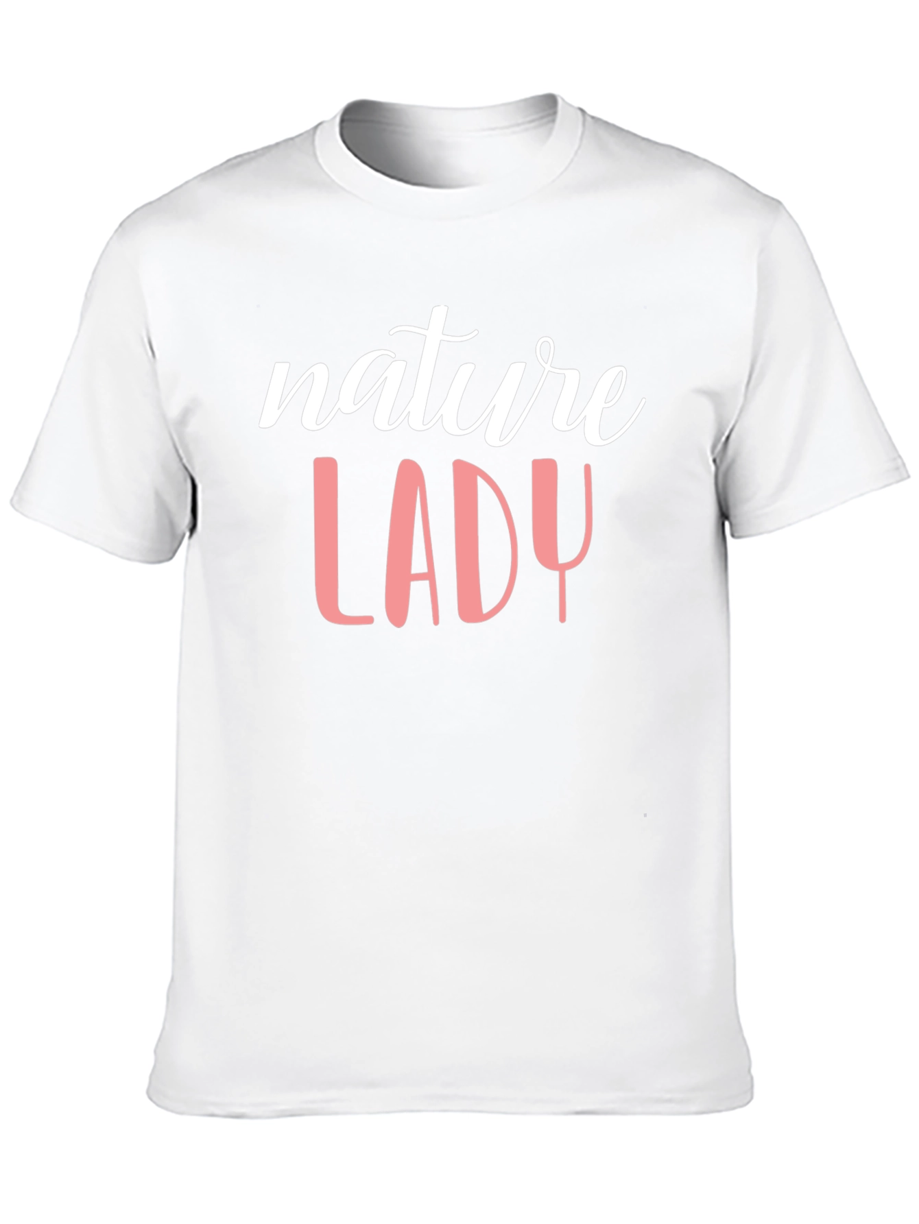 Nature Lady Graphic Tee - Black Cotton T-Shirt