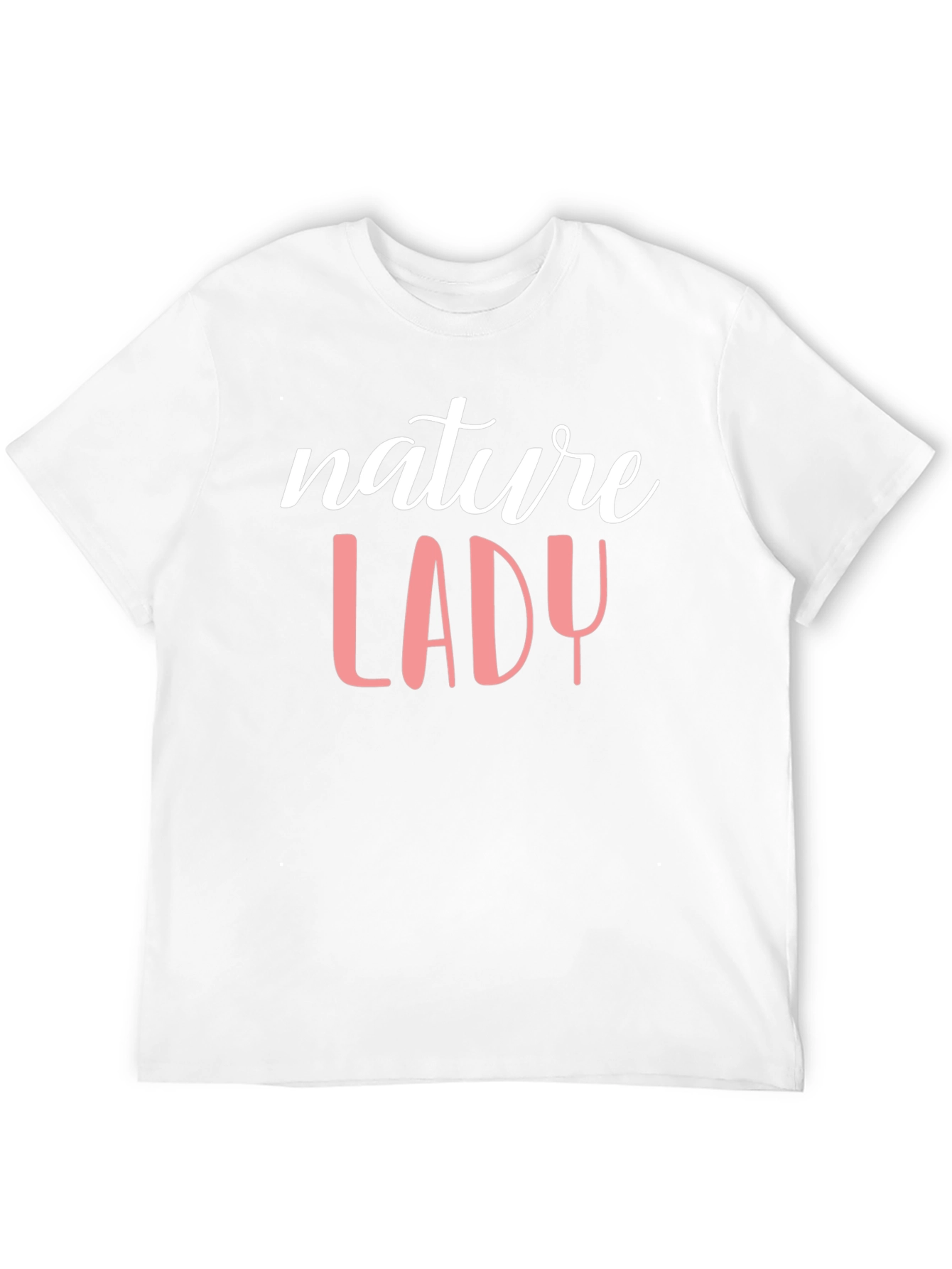 Nature Lady Graphic Tee - Black Cotton T-Shirt