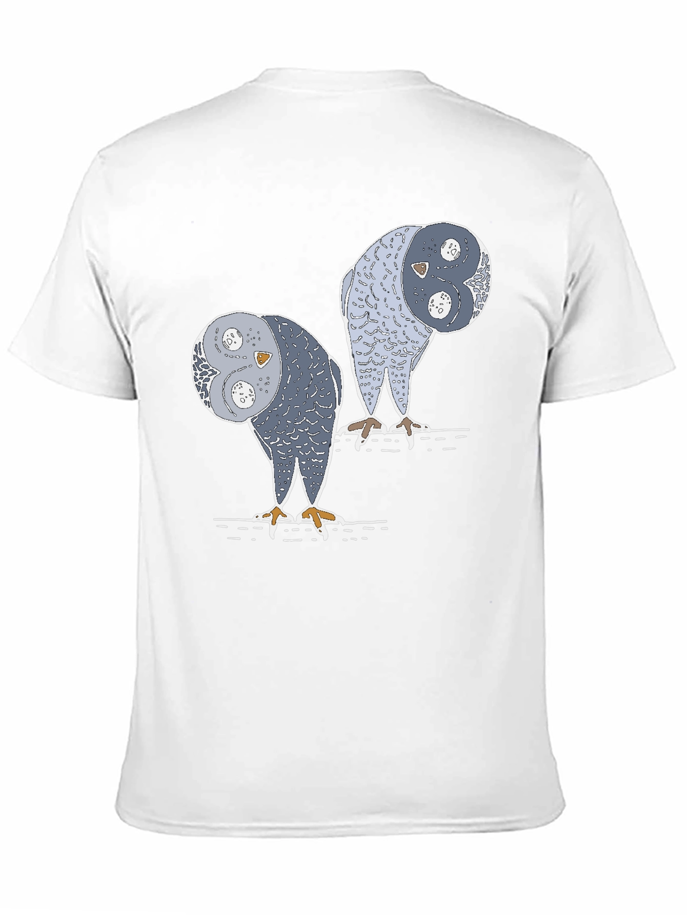 Yin Yang Owls Graphic T-Shirt - Unique Design