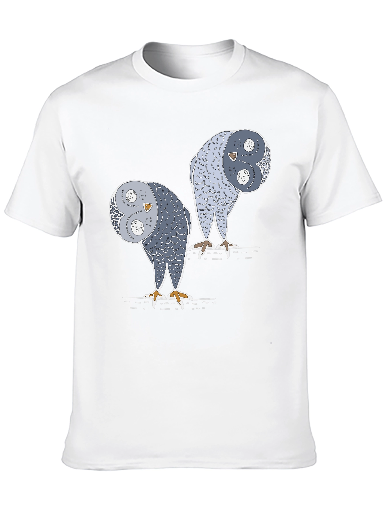 Yin Yang Owls Graphic T-Shirt - Unique Design