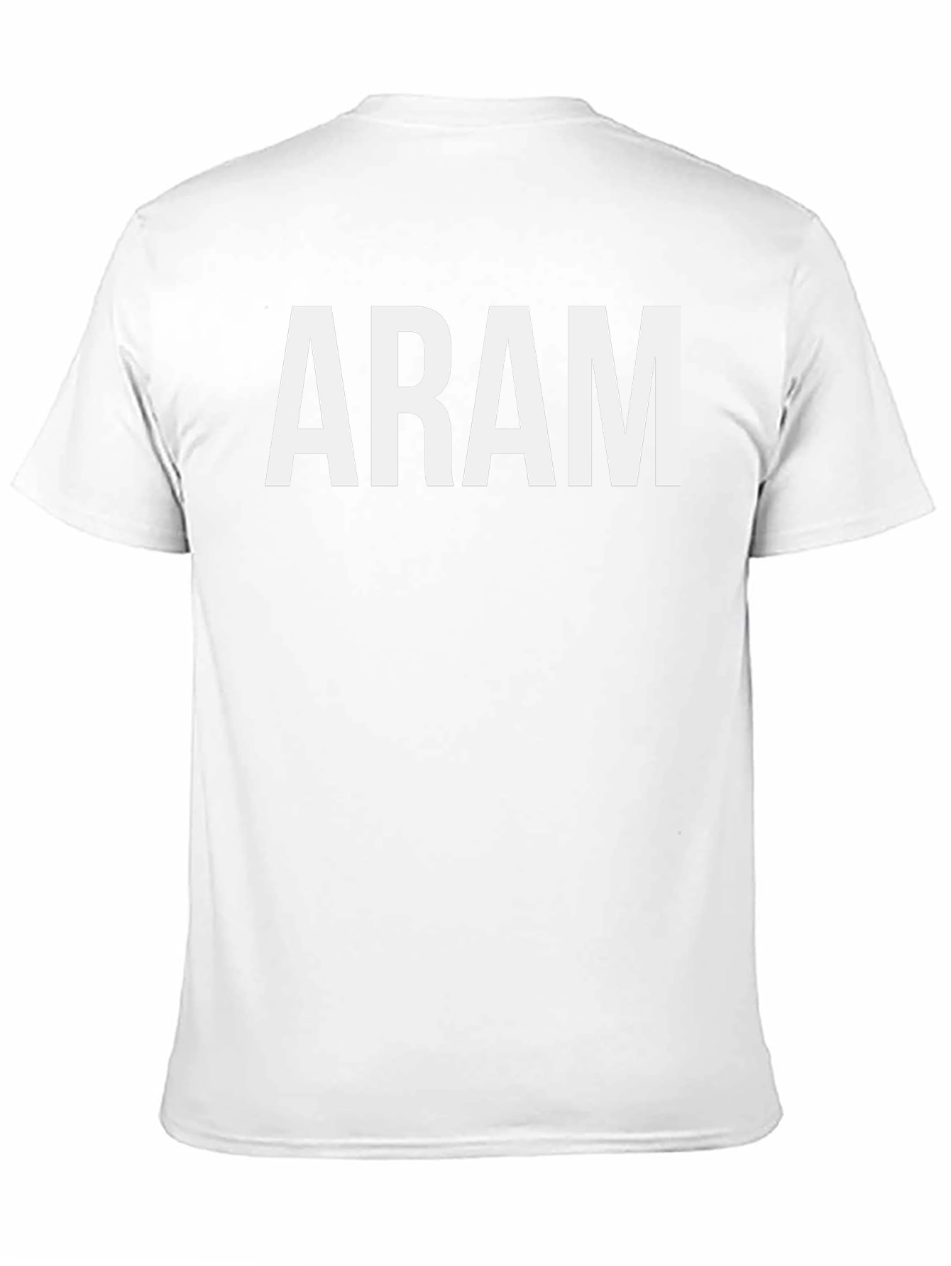 ARAM Graphic Tee - Classic Black Cotton T-Shirt