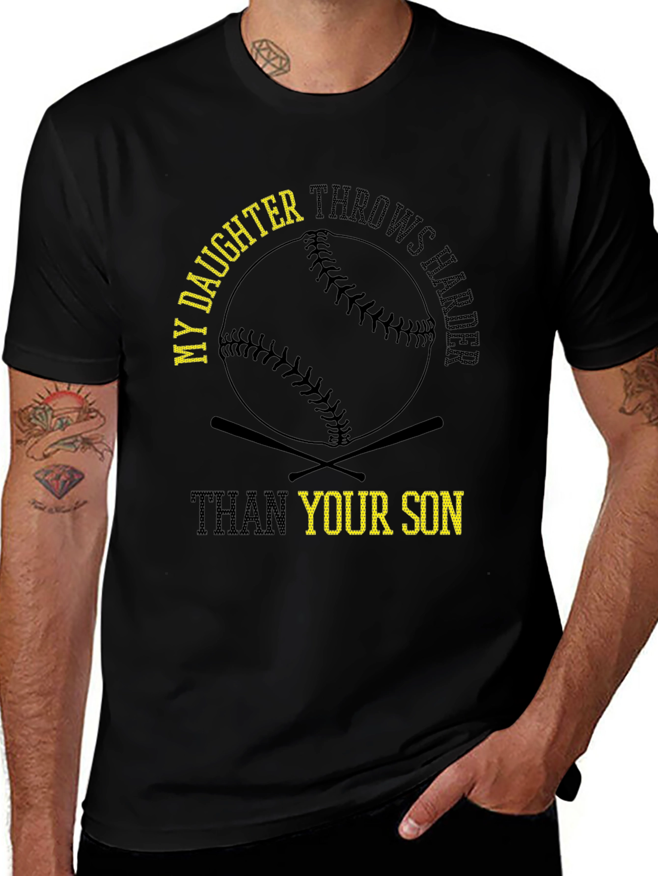 My Daughter Throws Harder T-Shirt