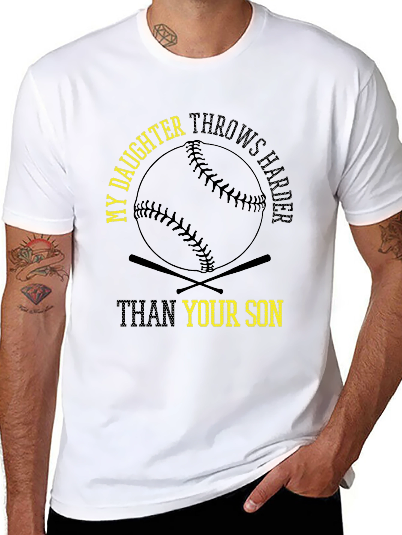 My Daughter Throws Harder T-Shirt