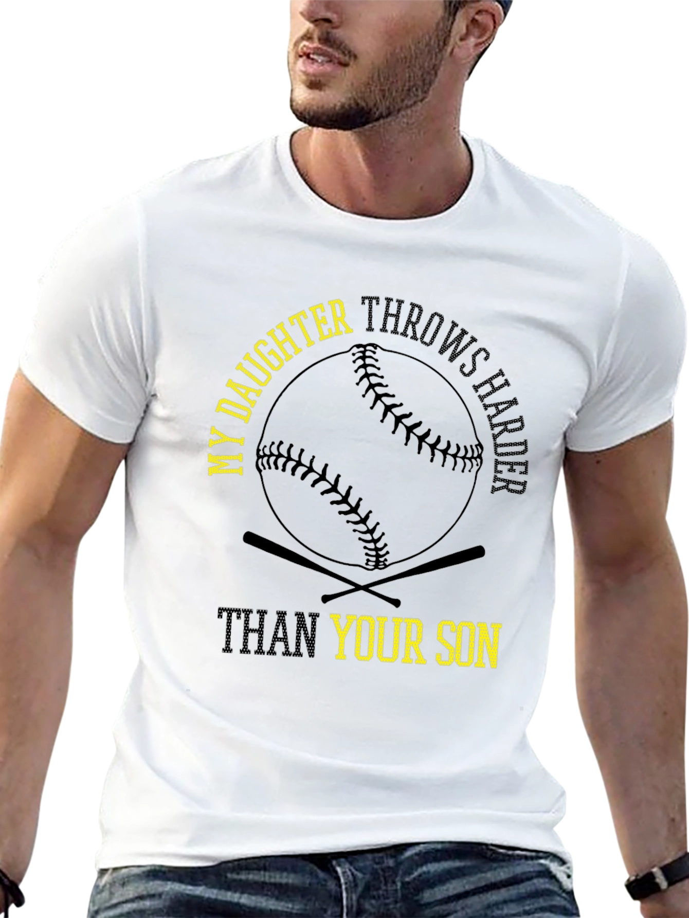 My Daughter Throws Harder T-Shirt