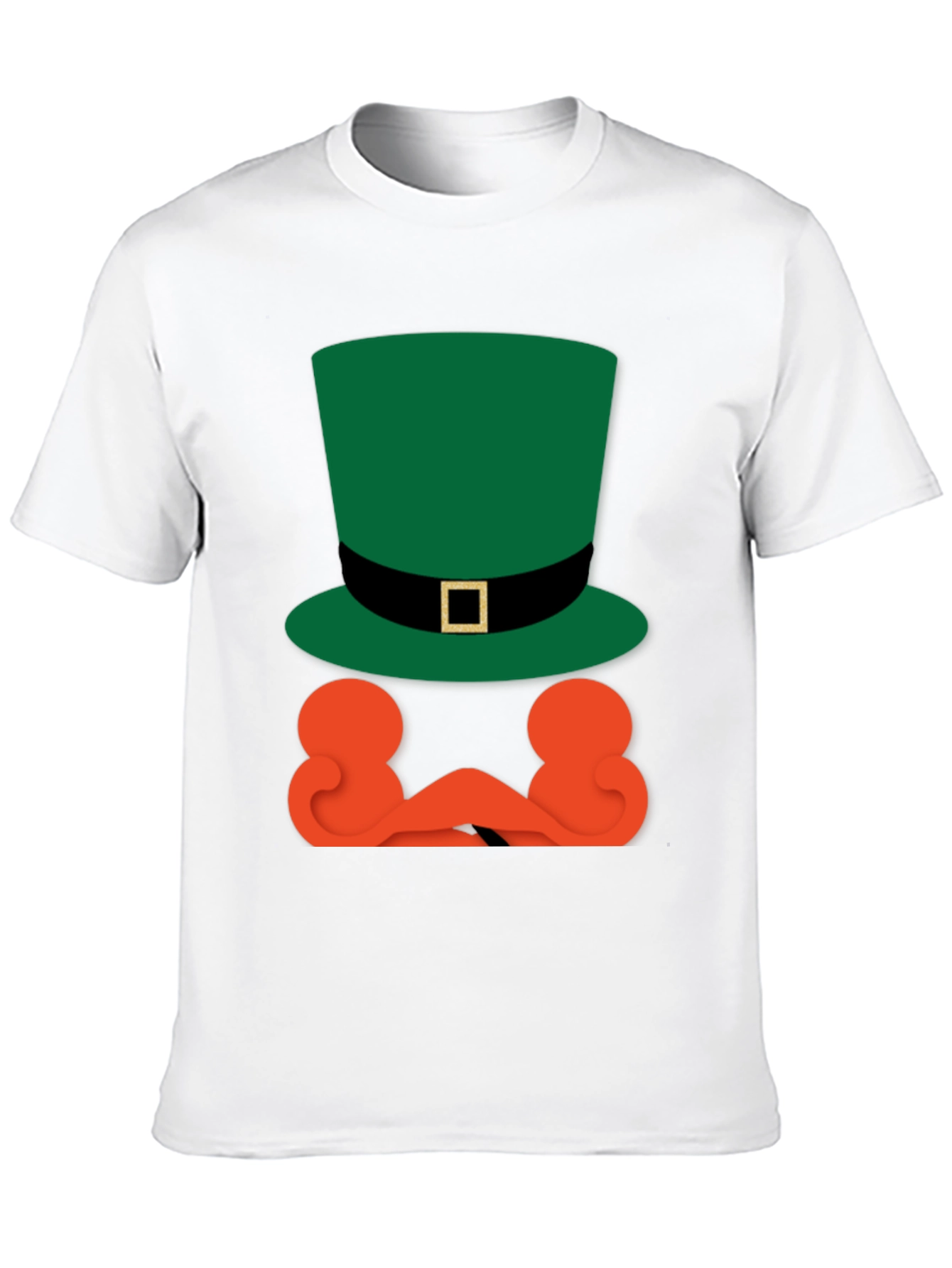 St. Patricks Day Leprechaun Hat & Beard Tee