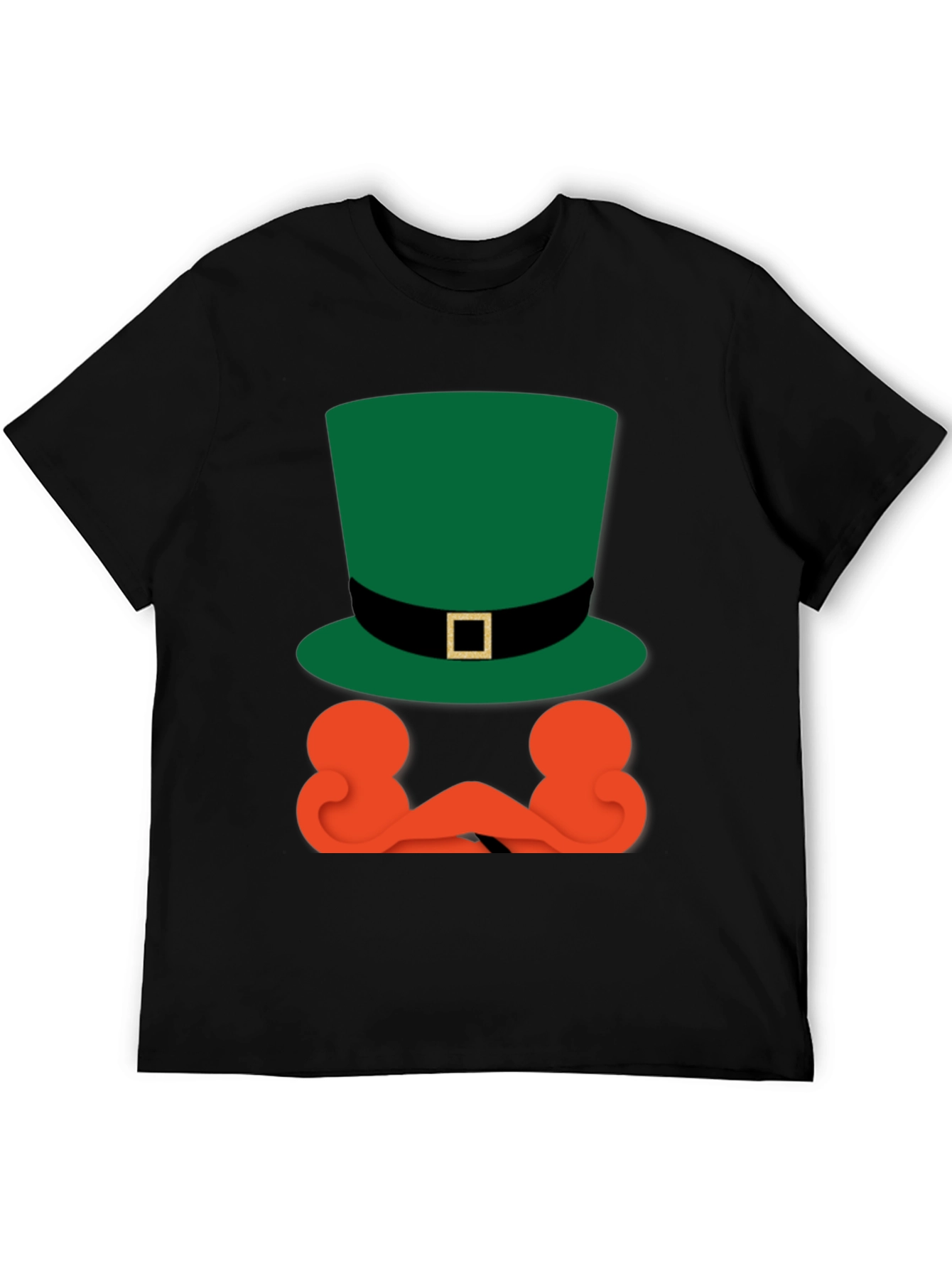 St. Patricks Day Leprechaun Hat & Beard Tee