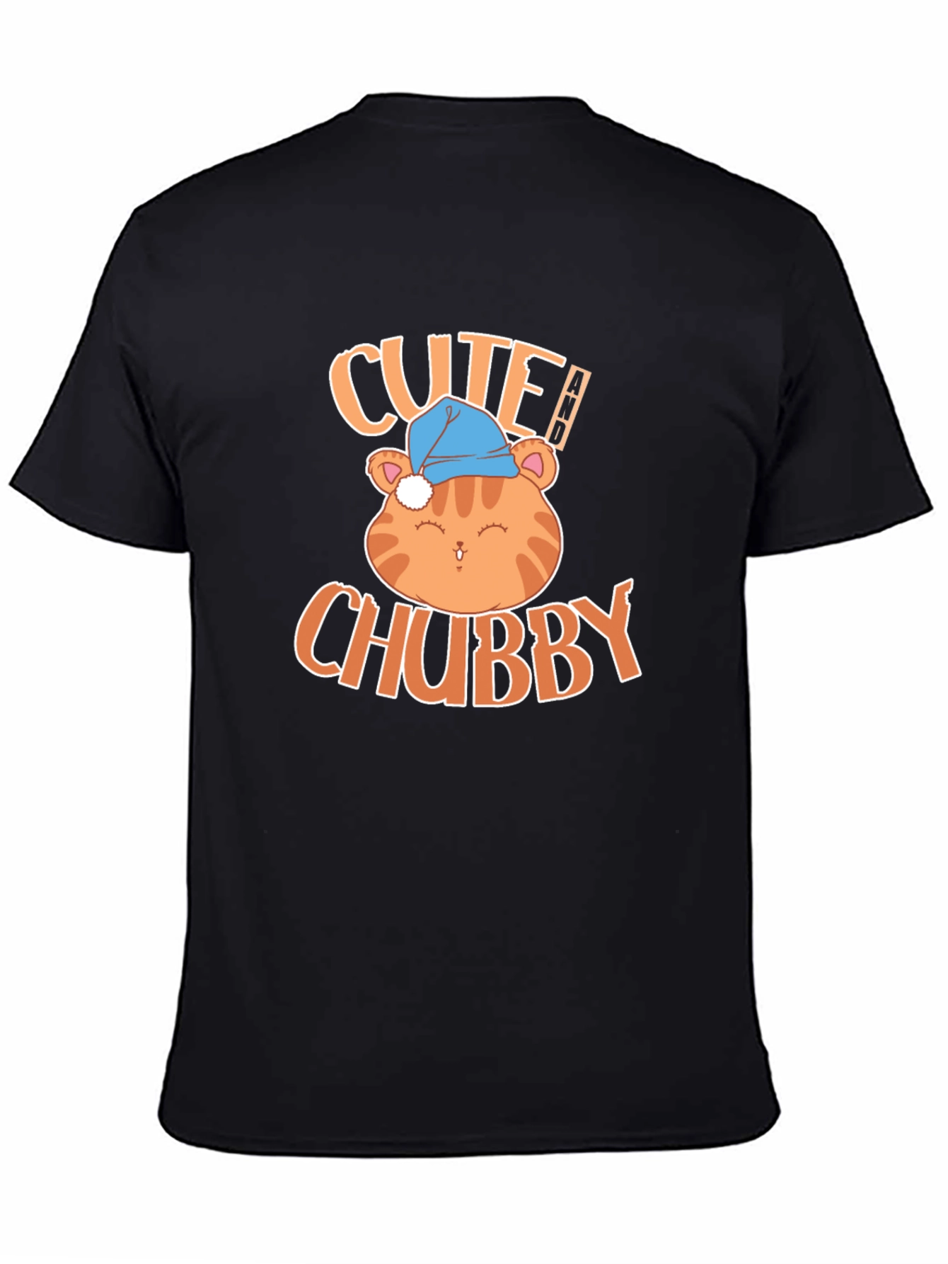 Cute Chubby Cat T-Shirt - Soft & Stylish!
