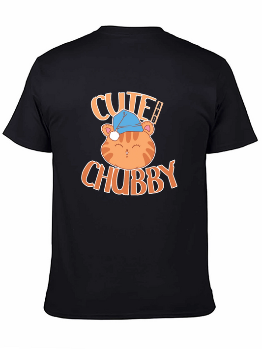 Cute Chubby Cat T-Shirt - Soft & Stylish!