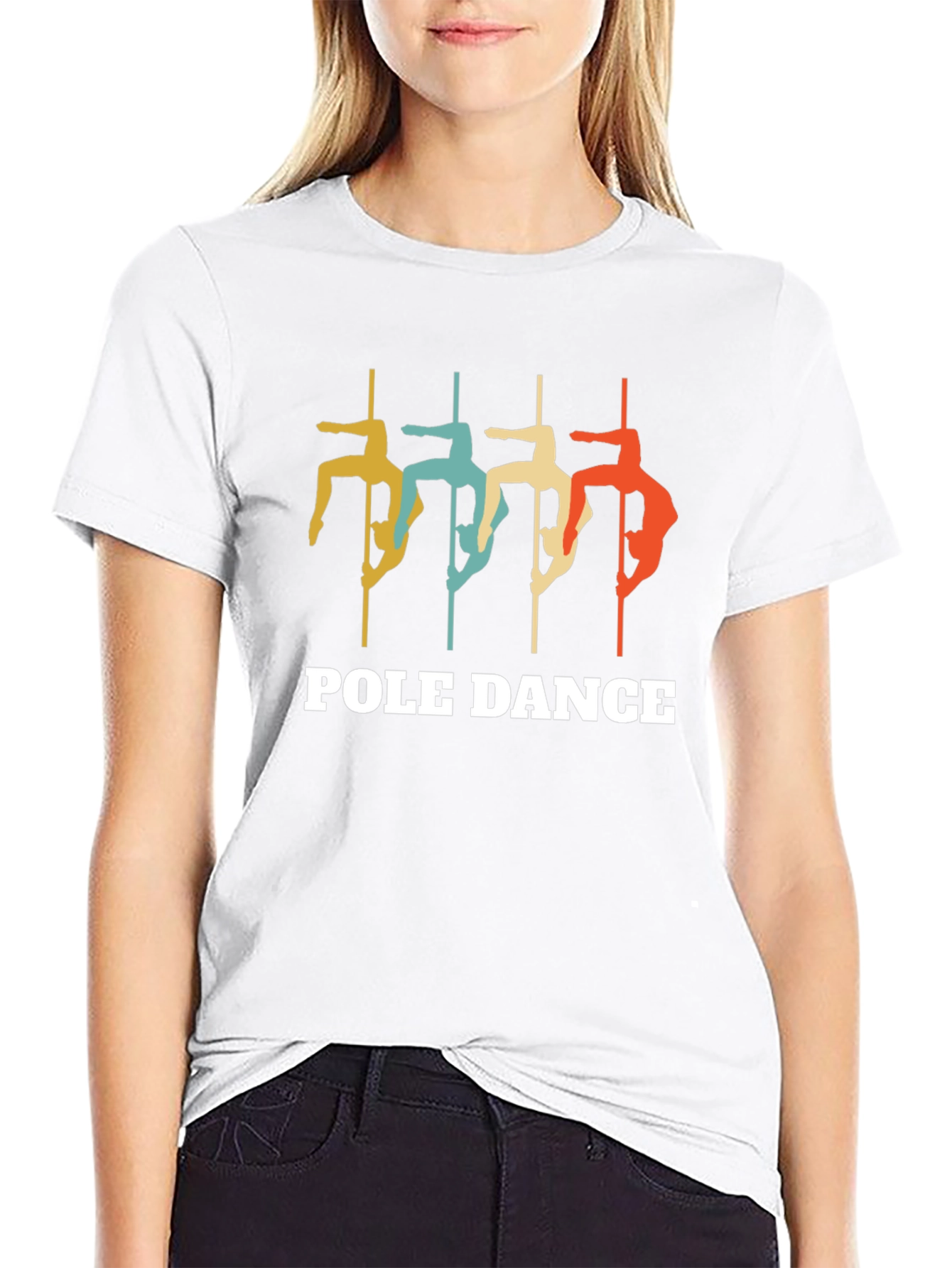 Retro Pole Dance Graphic T-Shirt