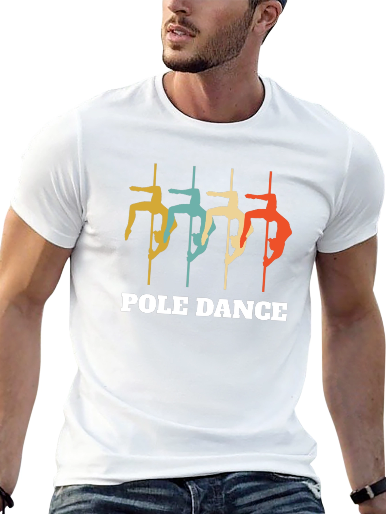 Retro Pole Dance Graphic T-Shirt