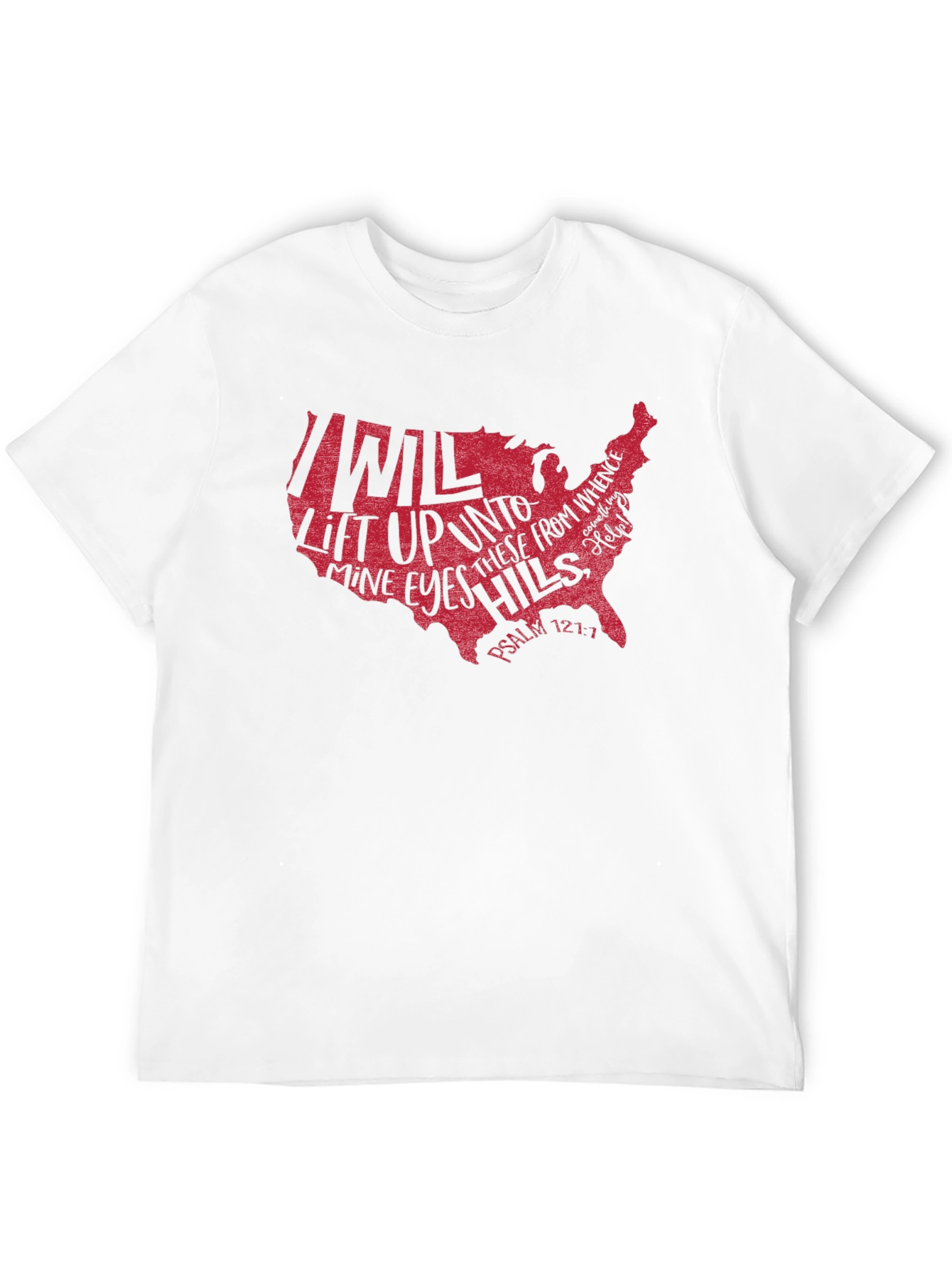 USA Scripture T-Shirt: Psalm 121:1