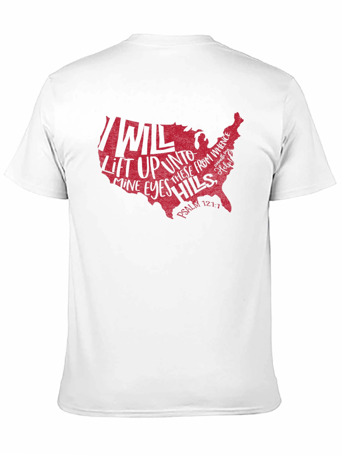 USA Scripture T-Shirt: Psalm 121:1