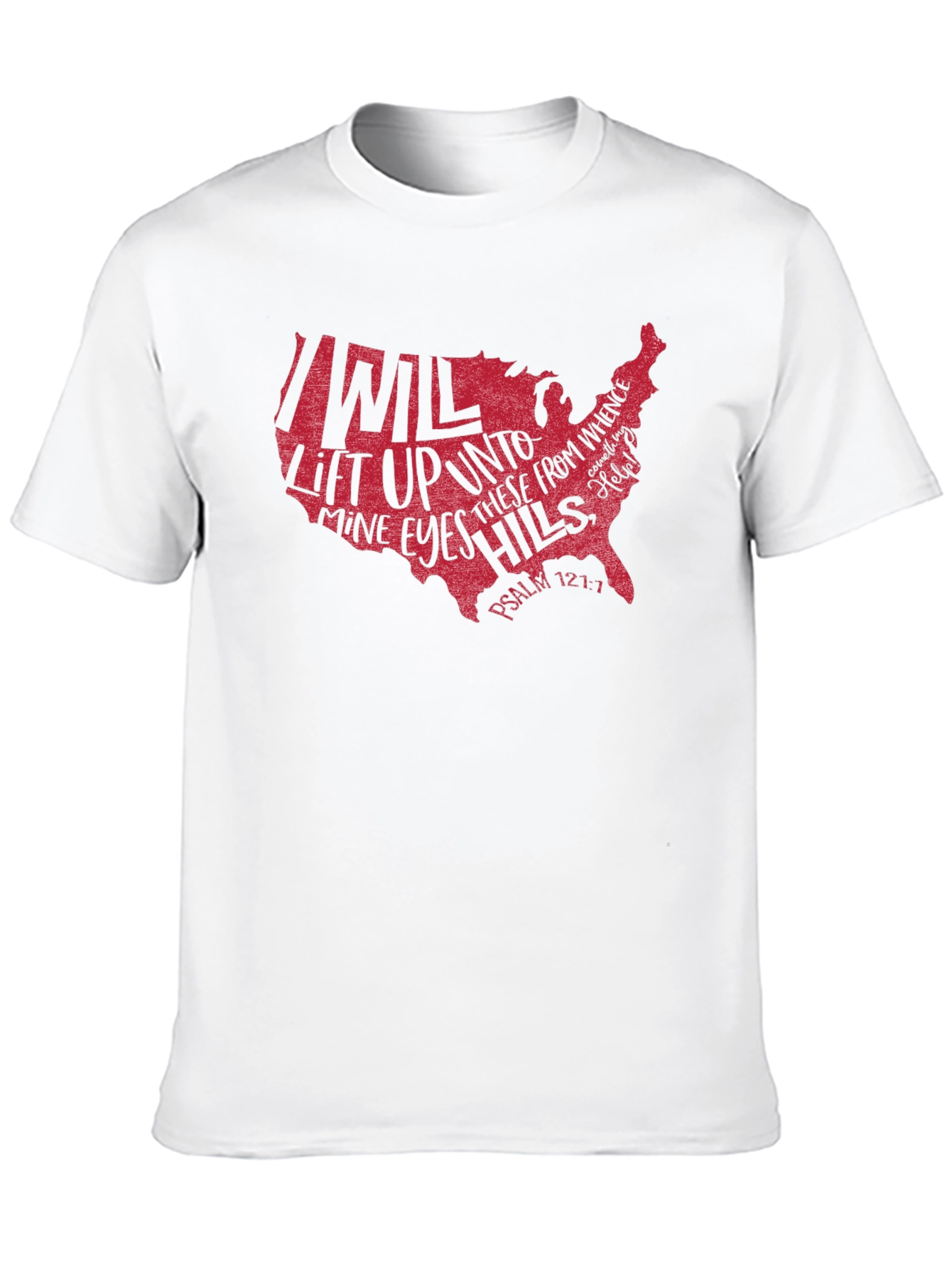 USA Scripture T-Shirt: Psalm 121:1