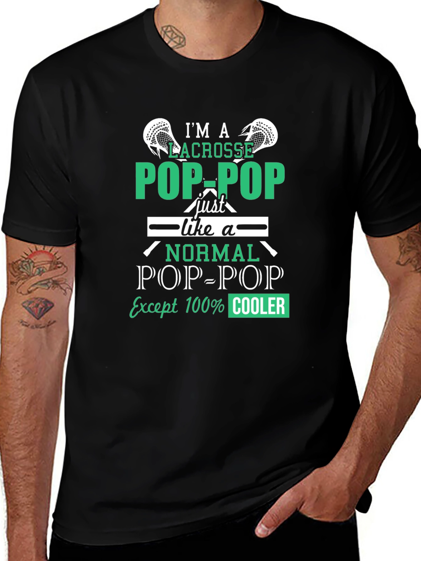 Lacrosse Pop-Pop Cool T-Shirt