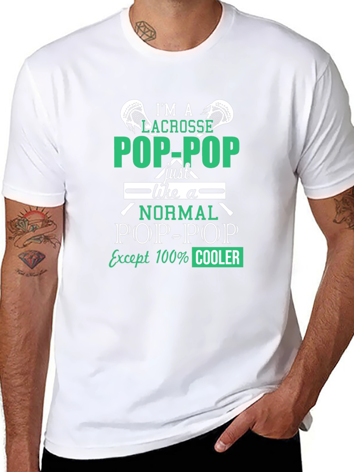 Lacrosse Pop-Pop Cool T-Shirt