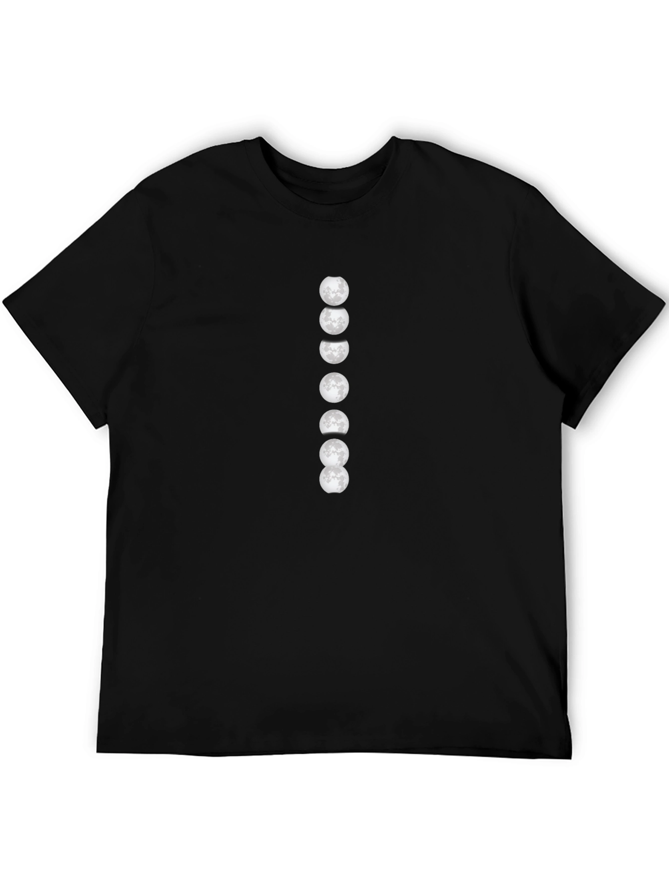 Lunar Phase T-Shirt - Stylish Black Tee