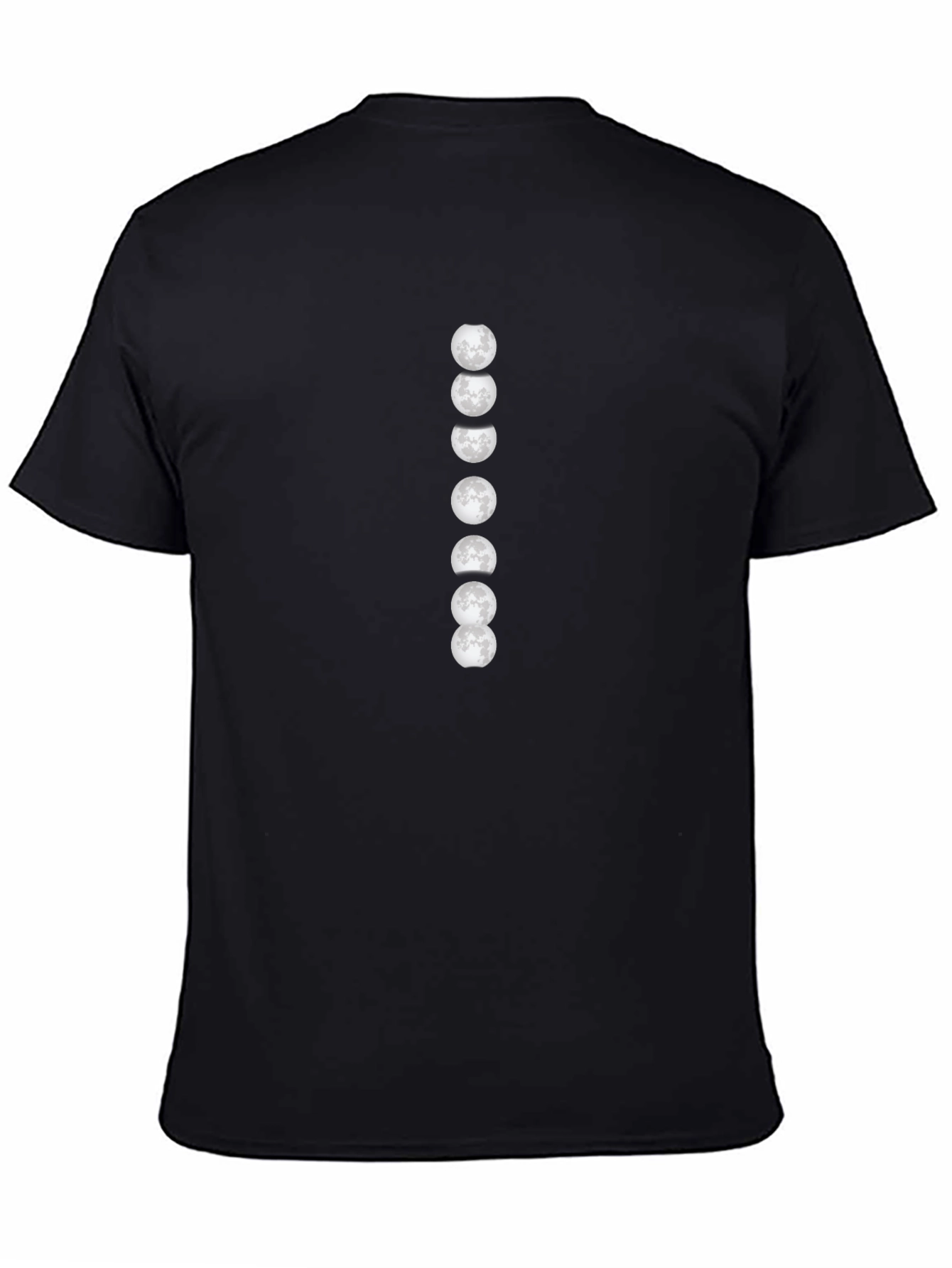 Lunar Phase T-Shirt - Stylish Black Tee
