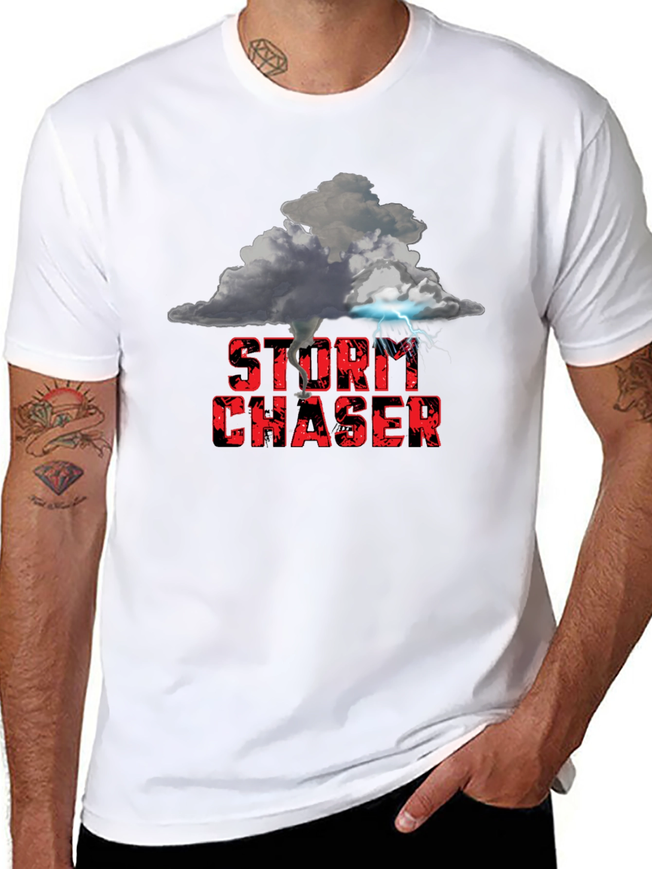 Storm Chaser Graphic Tee - Weather Enthusiast Apparel