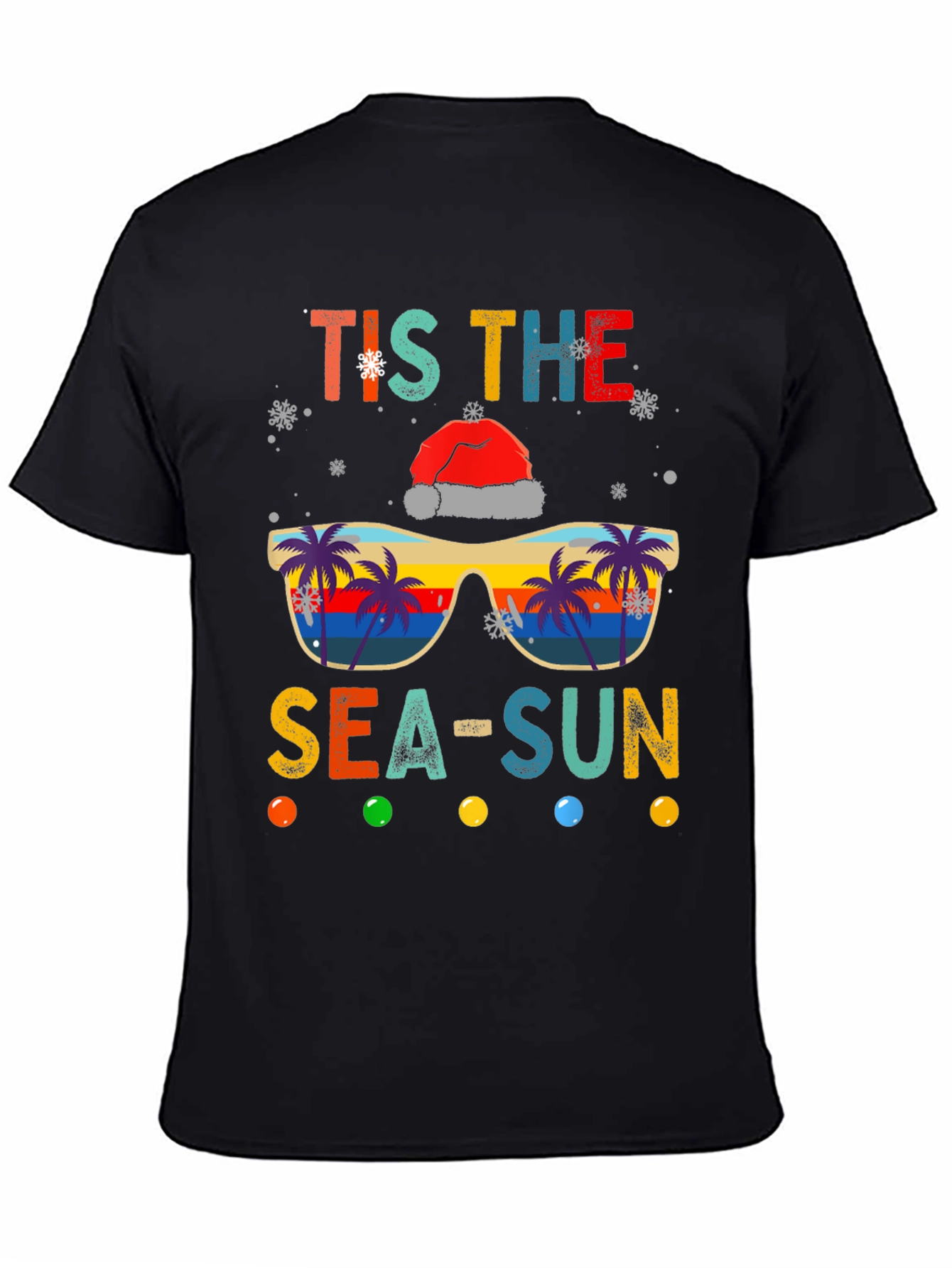 Tis the Sea-Sun Christmas T-Shirt