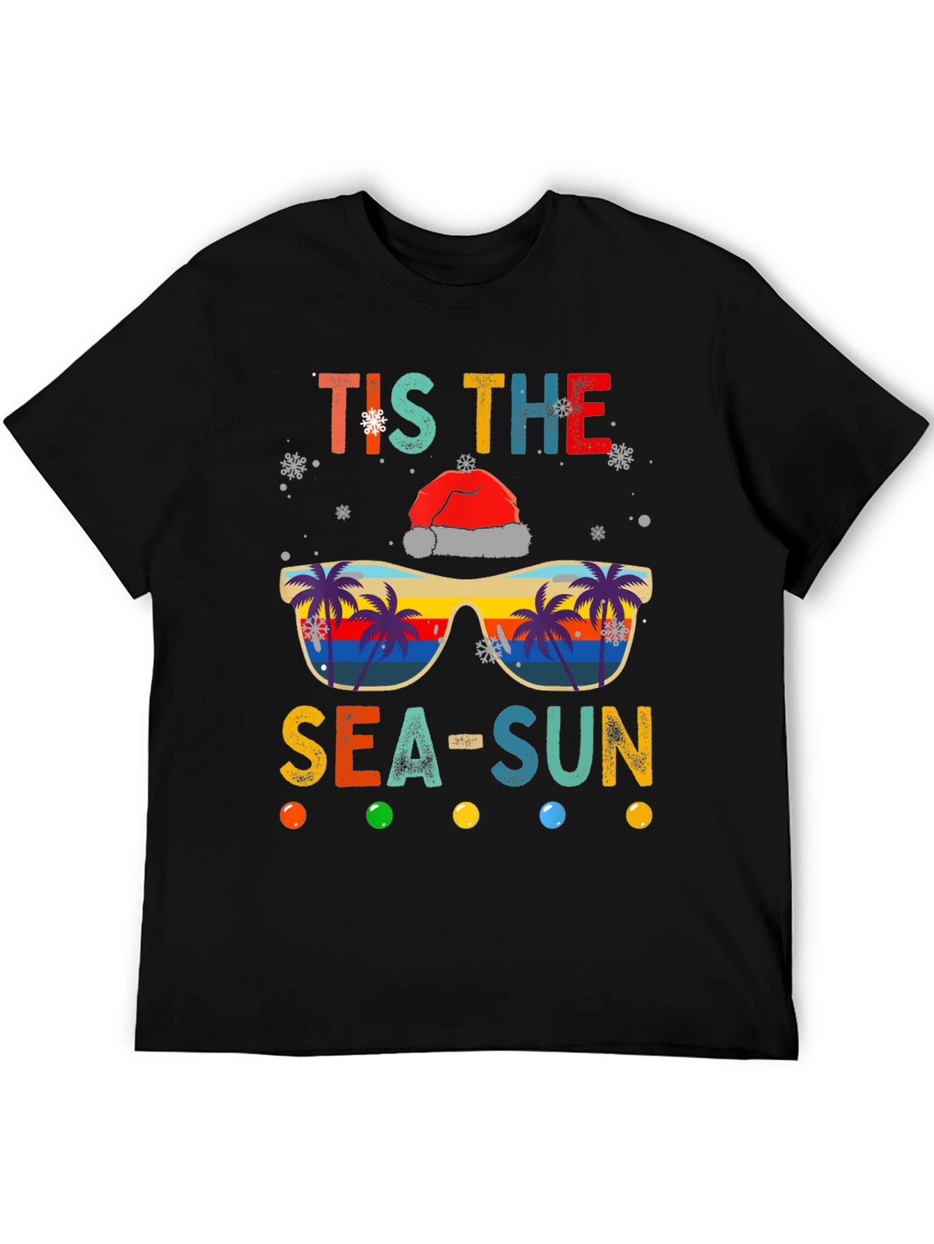 Tis the Sea-Sun Christmas T-Shirt