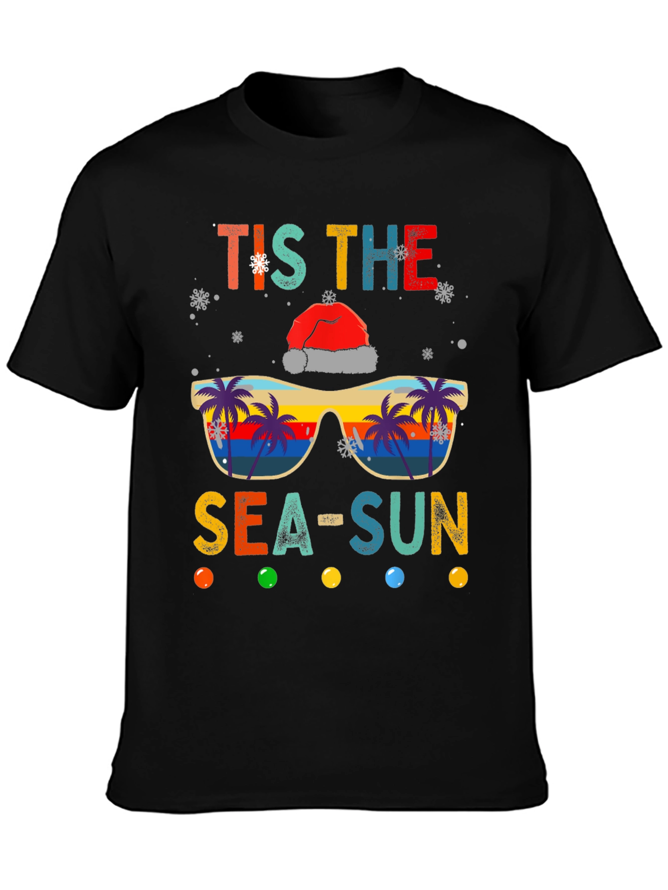 Tis the Sea-Sun Christmas T-Shirt