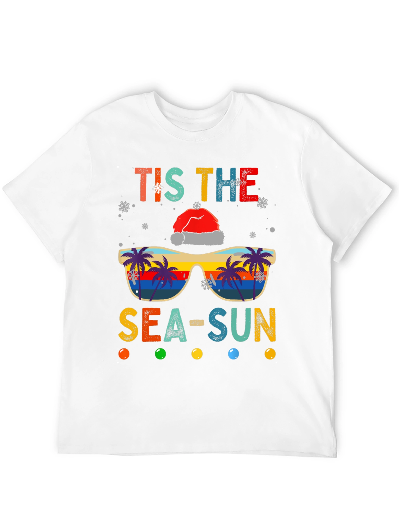 Tis the Sea-Sun Christmas T-Shirt