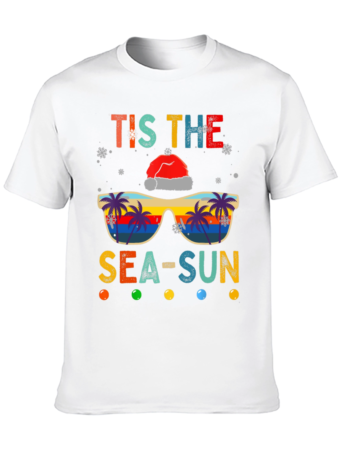 Tis the Sea-Sun Christmas T-Shirt