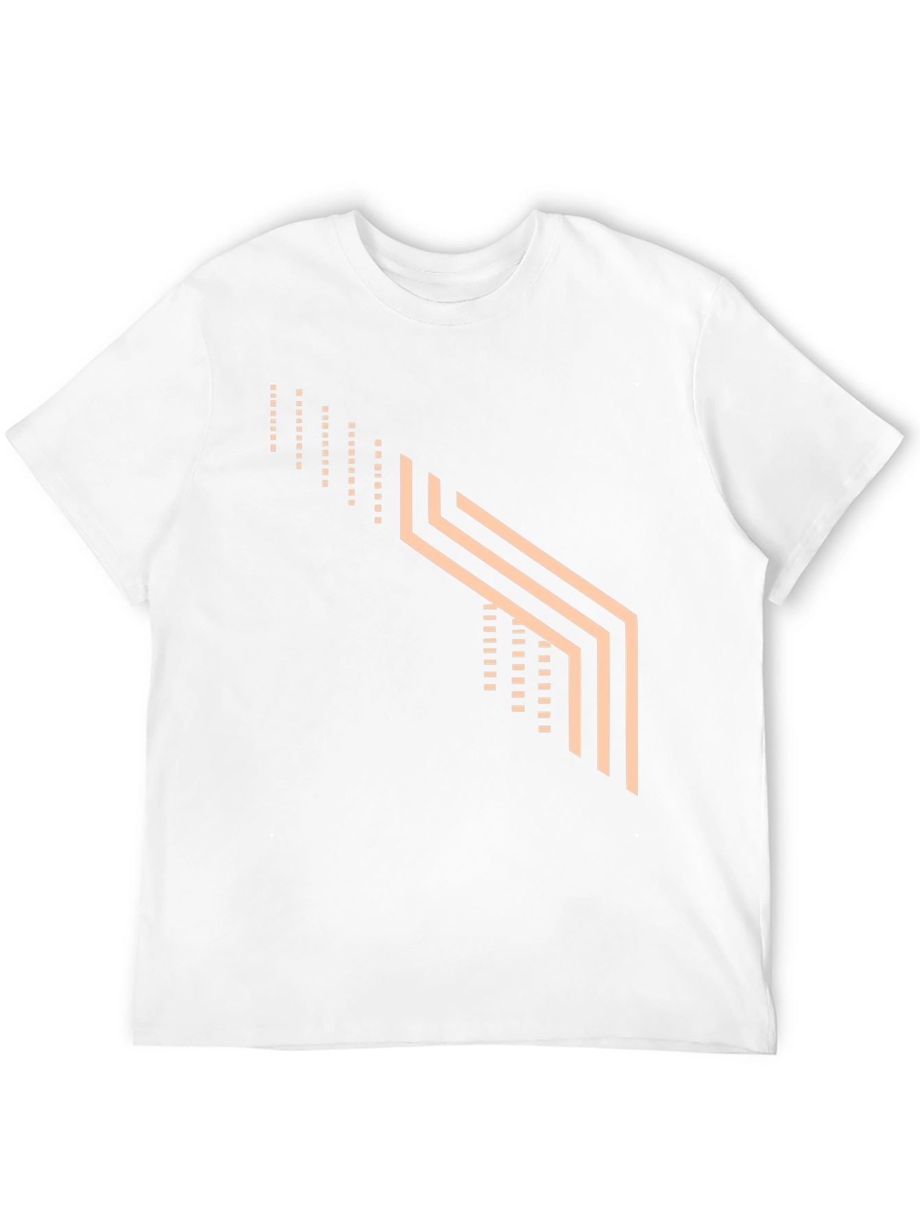 Modern Graphic Tee - Geometric Design