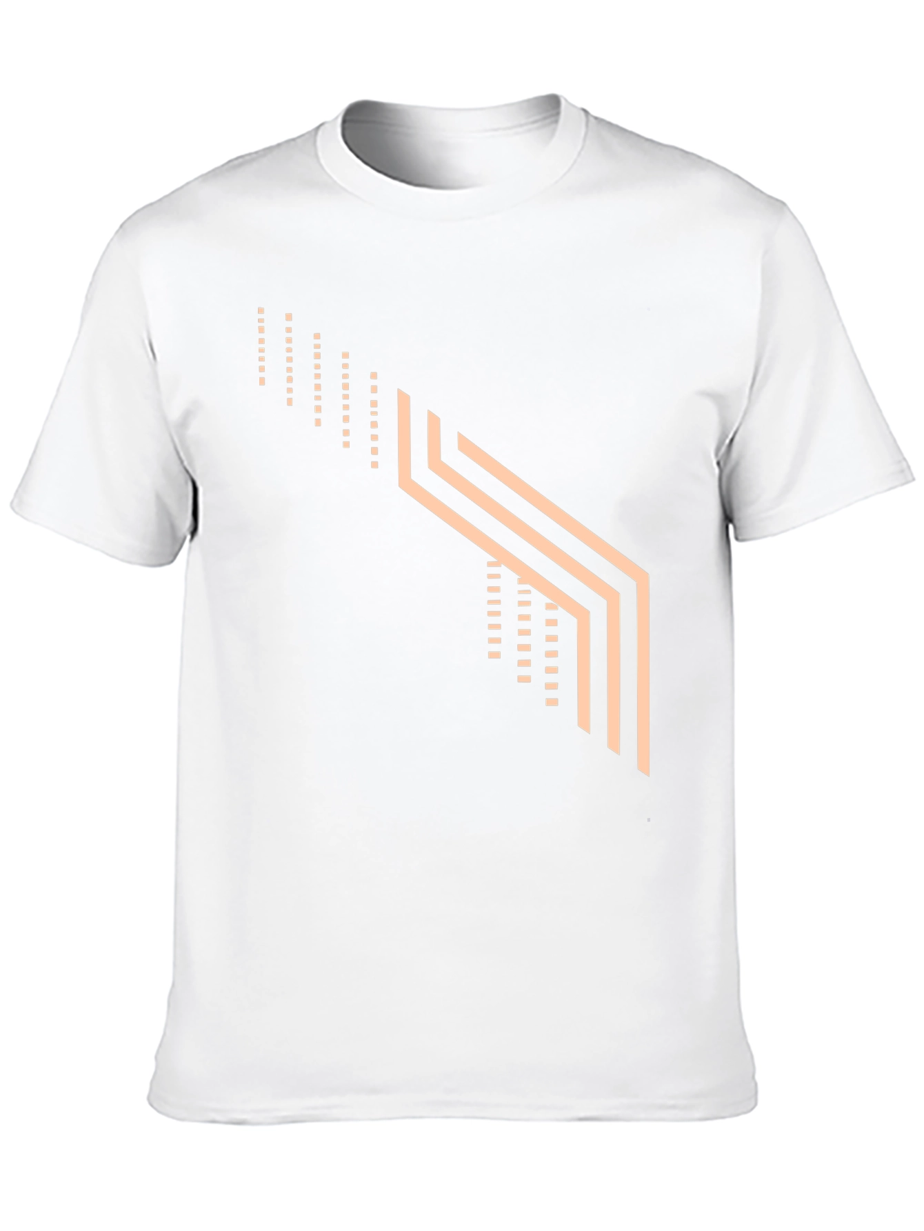 Modern Graphic Tee - Geometric Design