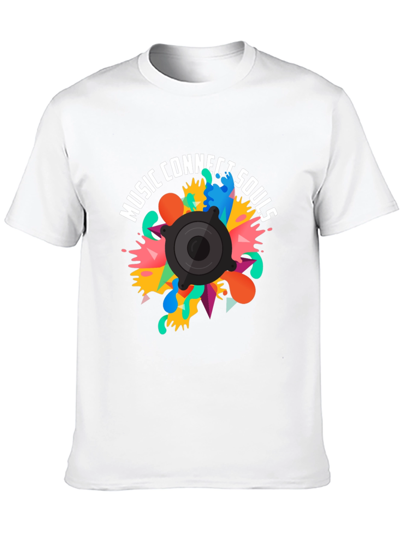 Music Connects Souls Graphic Tee - Black