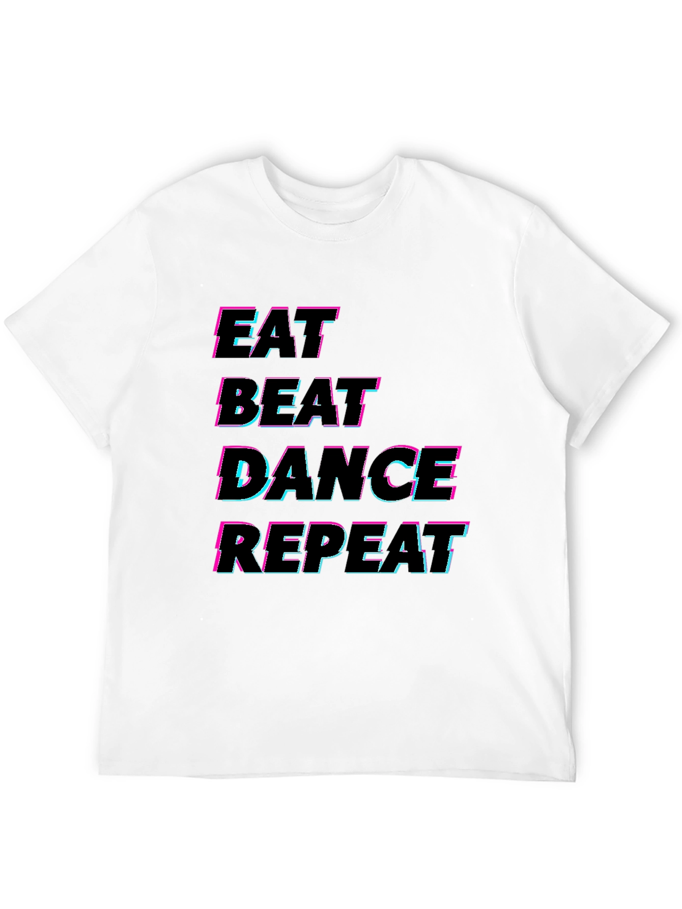Eat Beat Dance Repeat Black T-Shirt