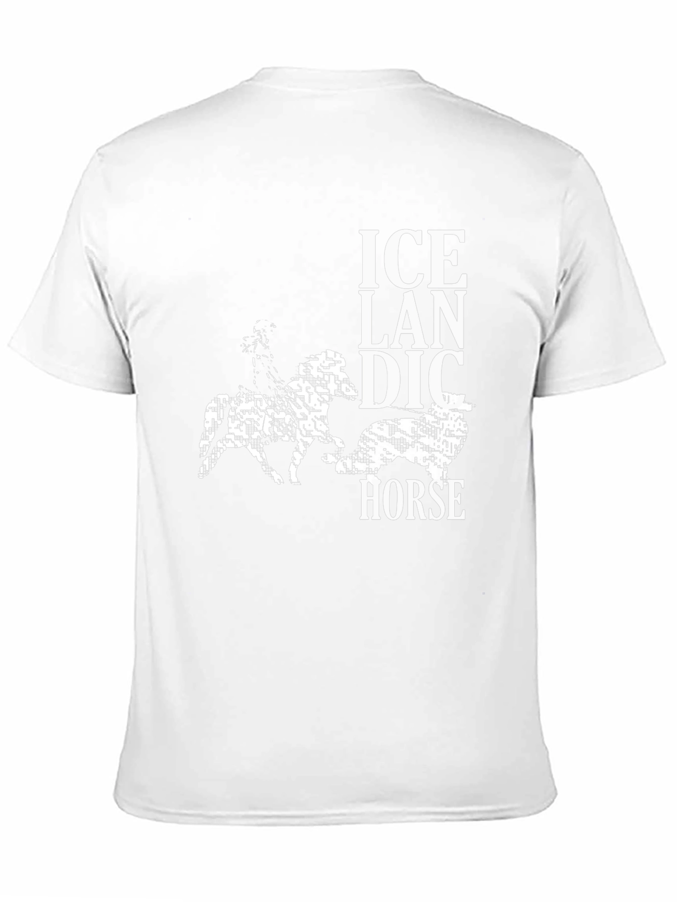 Icelandic Horse Graphic Tee - Black