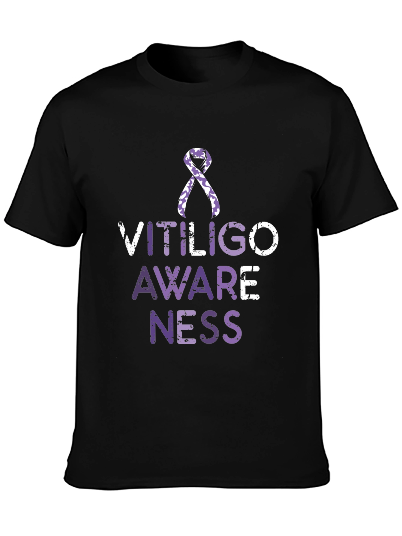 Vitiligo Awareness Ribbon T-Shirt - Show Your Support!
