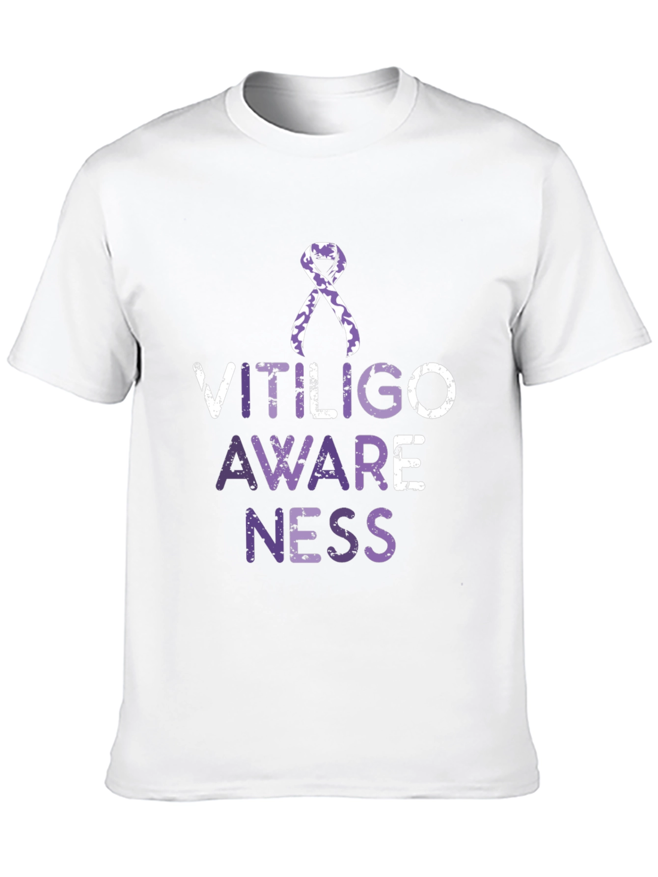 Vitiligo Awareness Ribbon T-Shirt - Show Your Support!