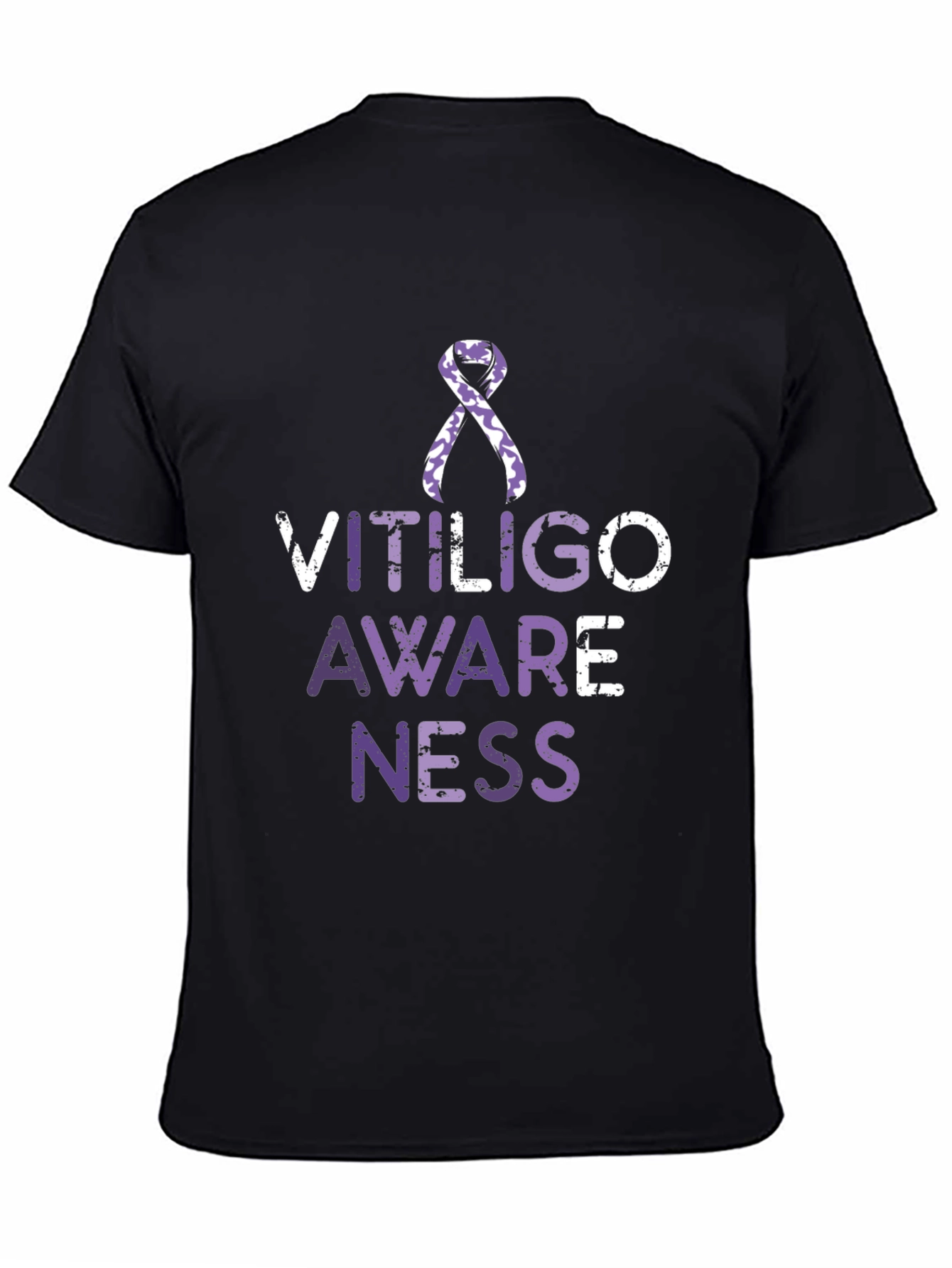 Vitiligo Awareness Ribbon T-Shirt - Show Your Support!