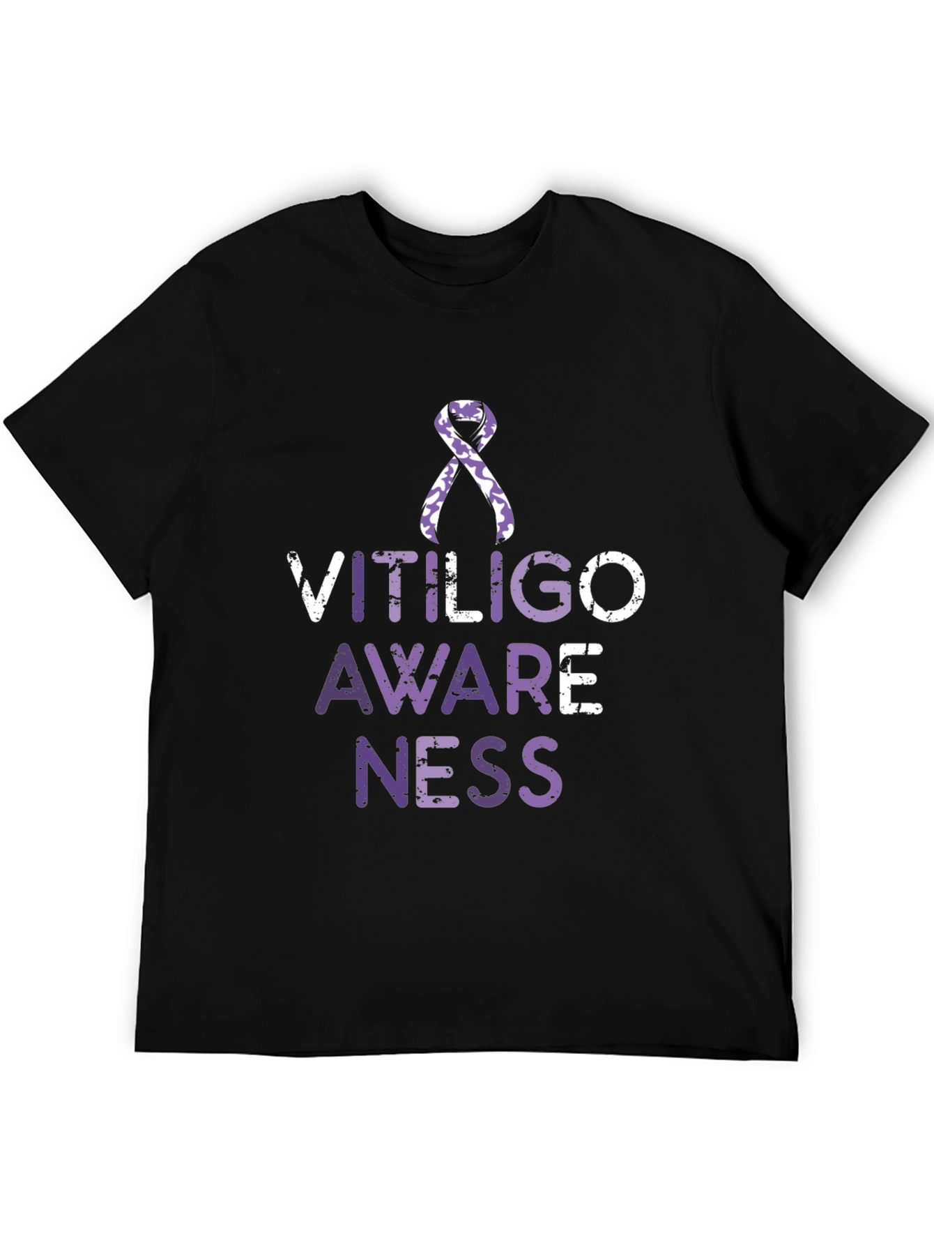 Vitiligo Awareness Ribbon T-Shirt - Show Your Support!