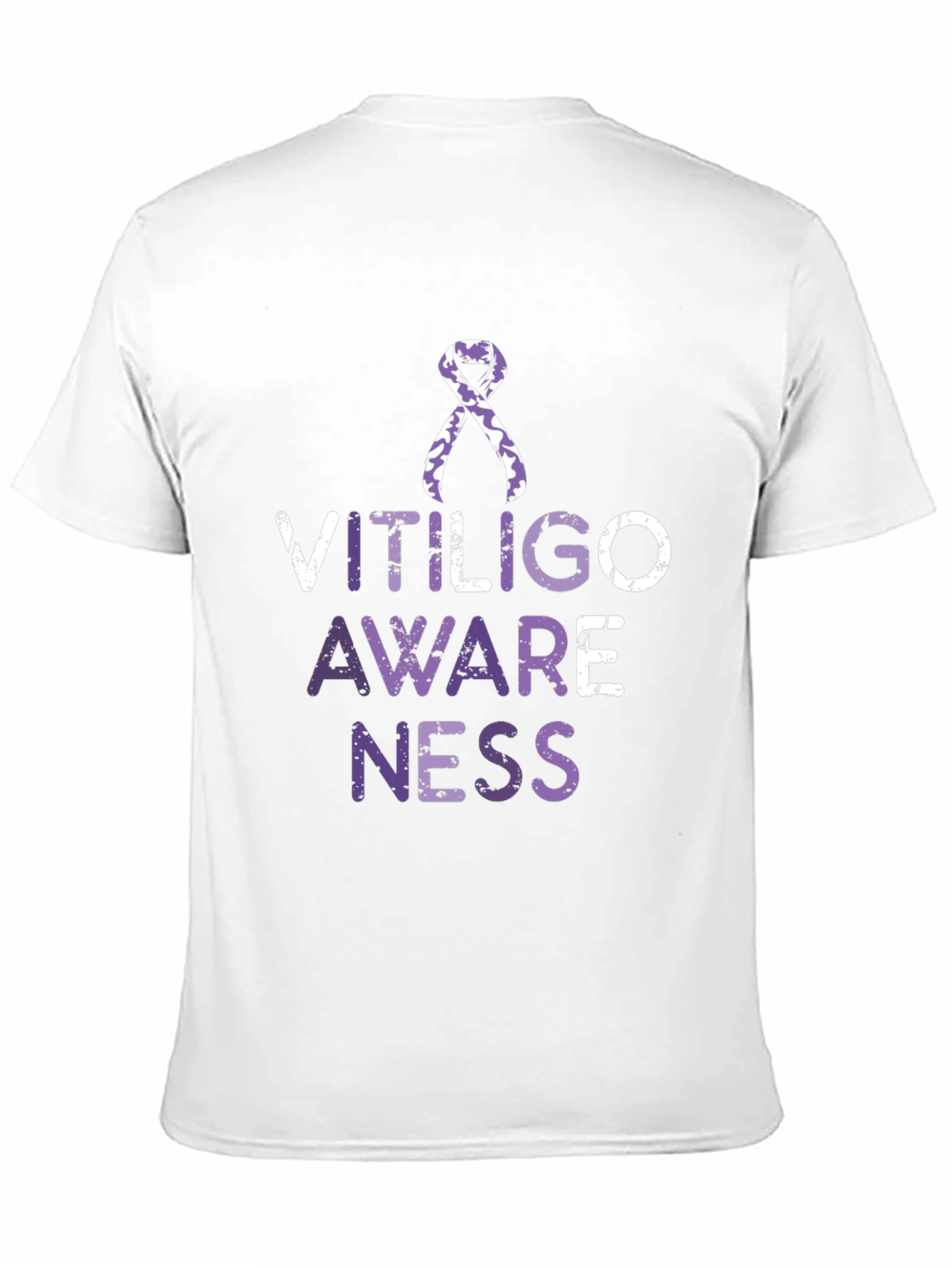 Vitiligo Awareness Ribbon T-Shirt - Show Your Support!