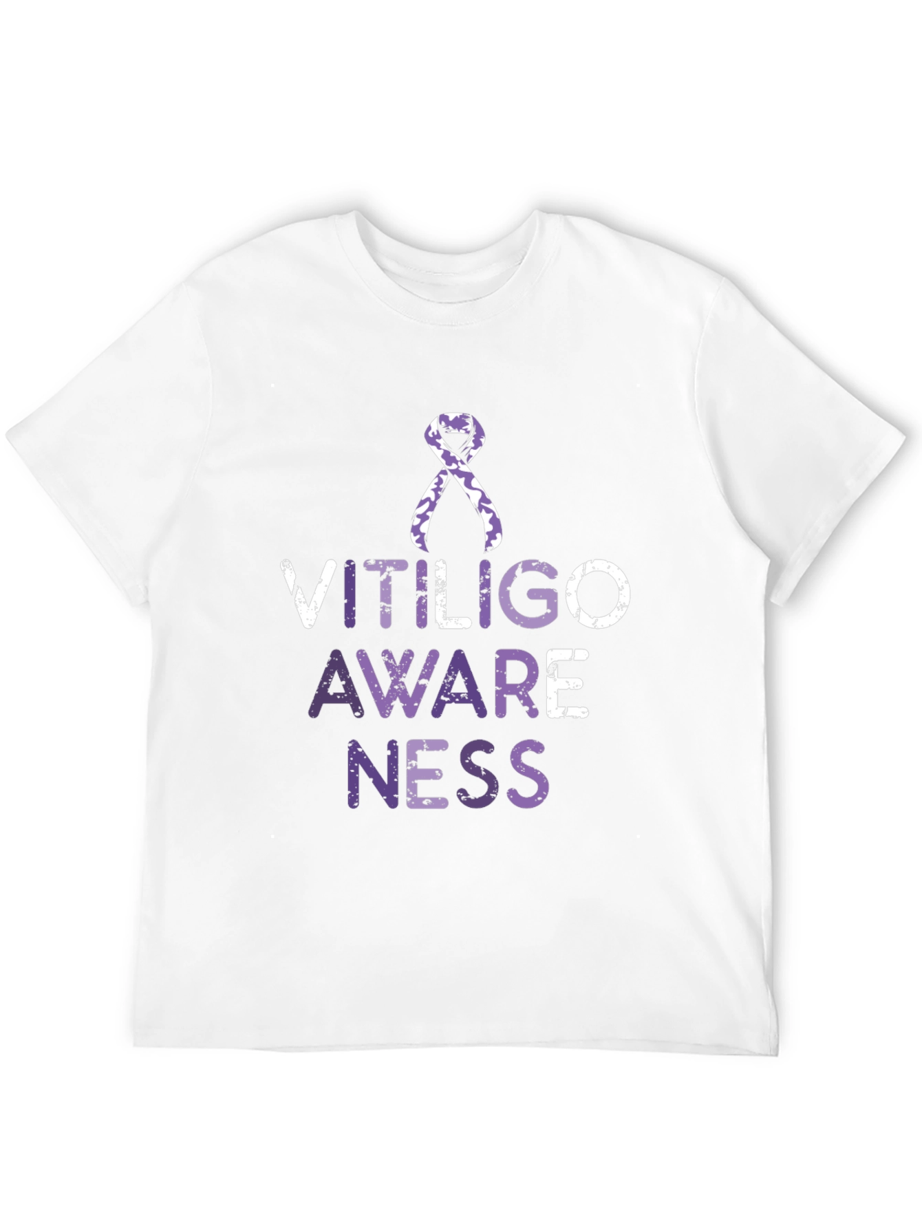 Vitiligo Awareness Ribbon T-Shirt - Show Your Support!