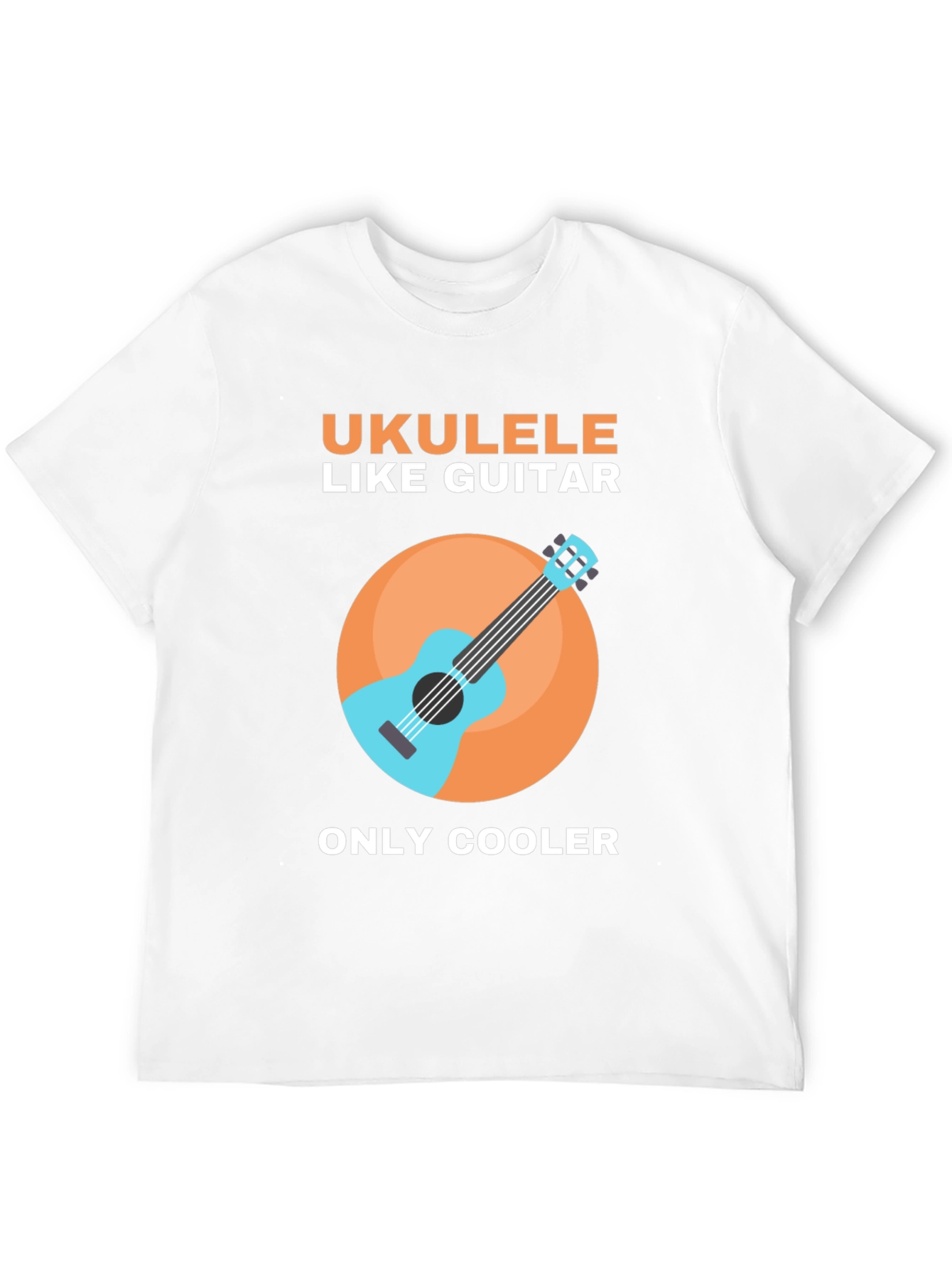 Ukulele Like Guitar Graphic Tee