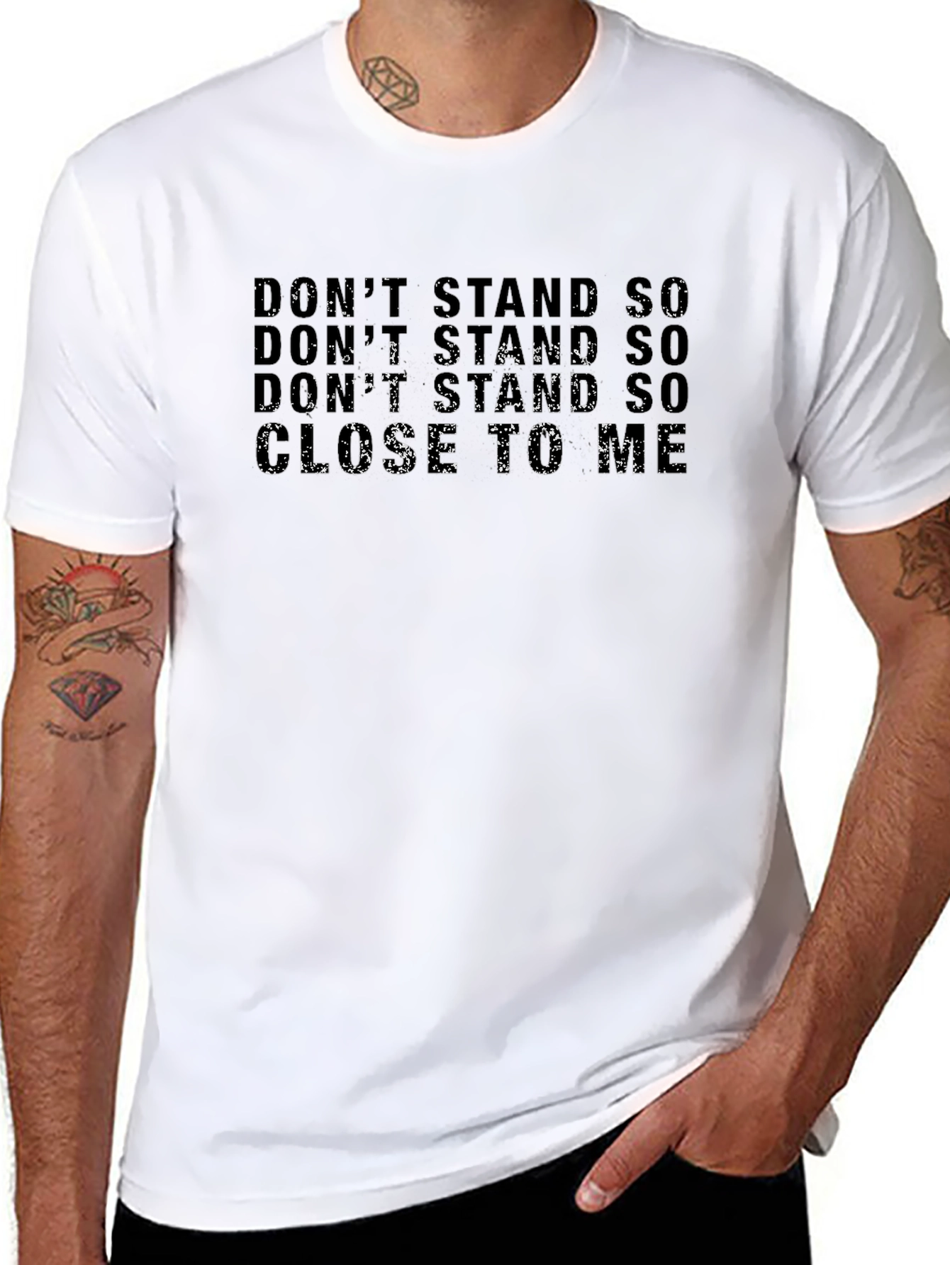 Dont Stand So Close To Me Black T-Shirt