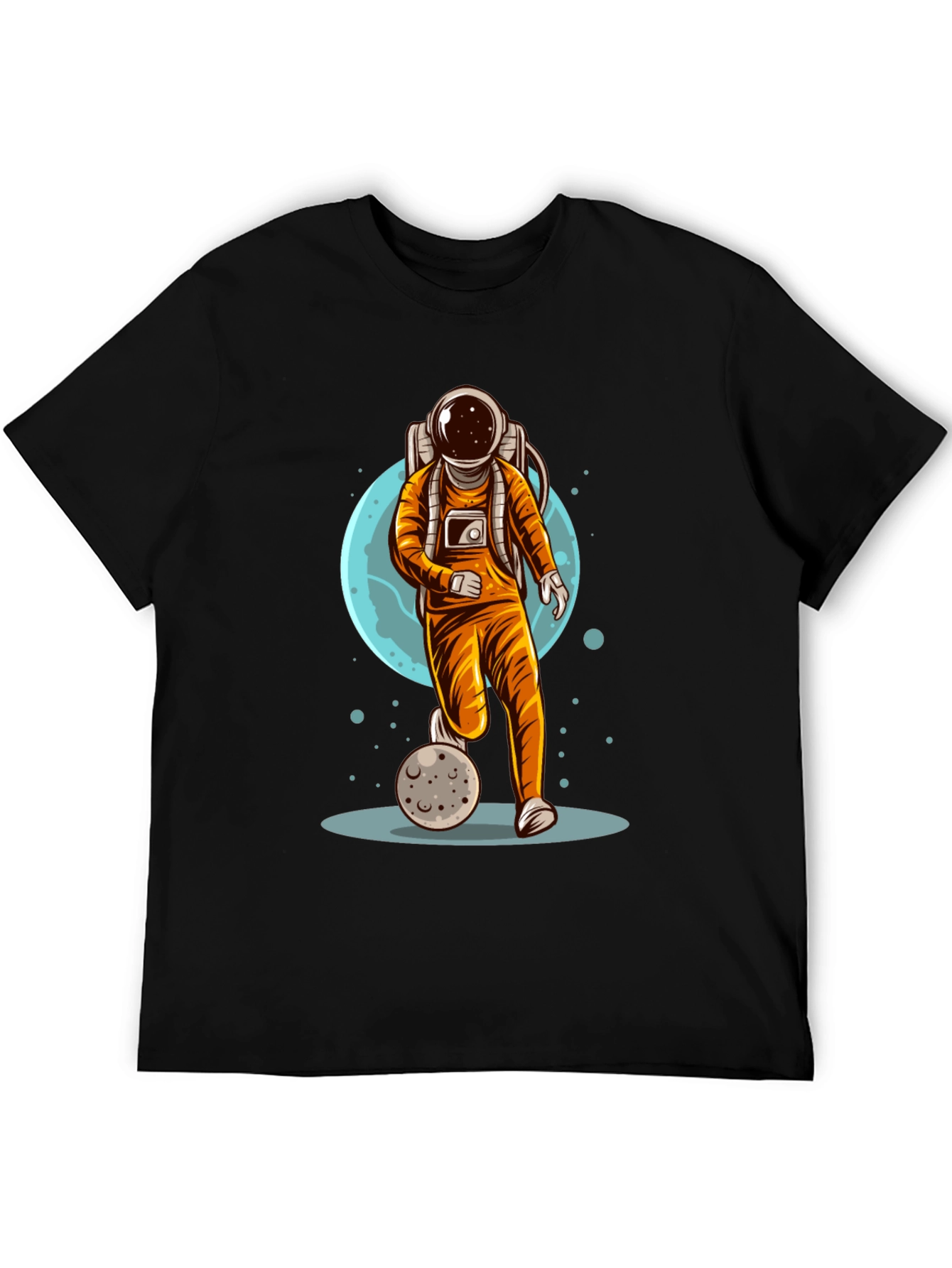 Astronaut Soccer T-Shirt - Space Graphic Tee