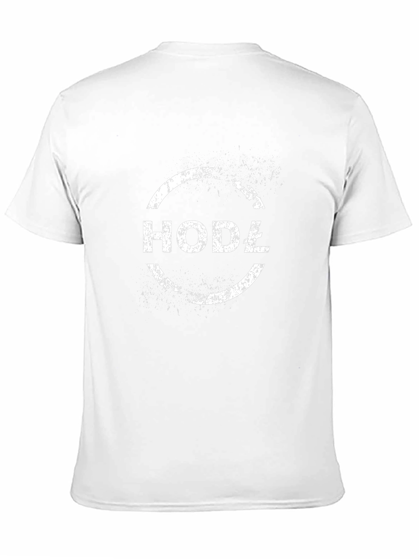 Hodź T-Shirt - Distressed Circle Design - Casual Wear