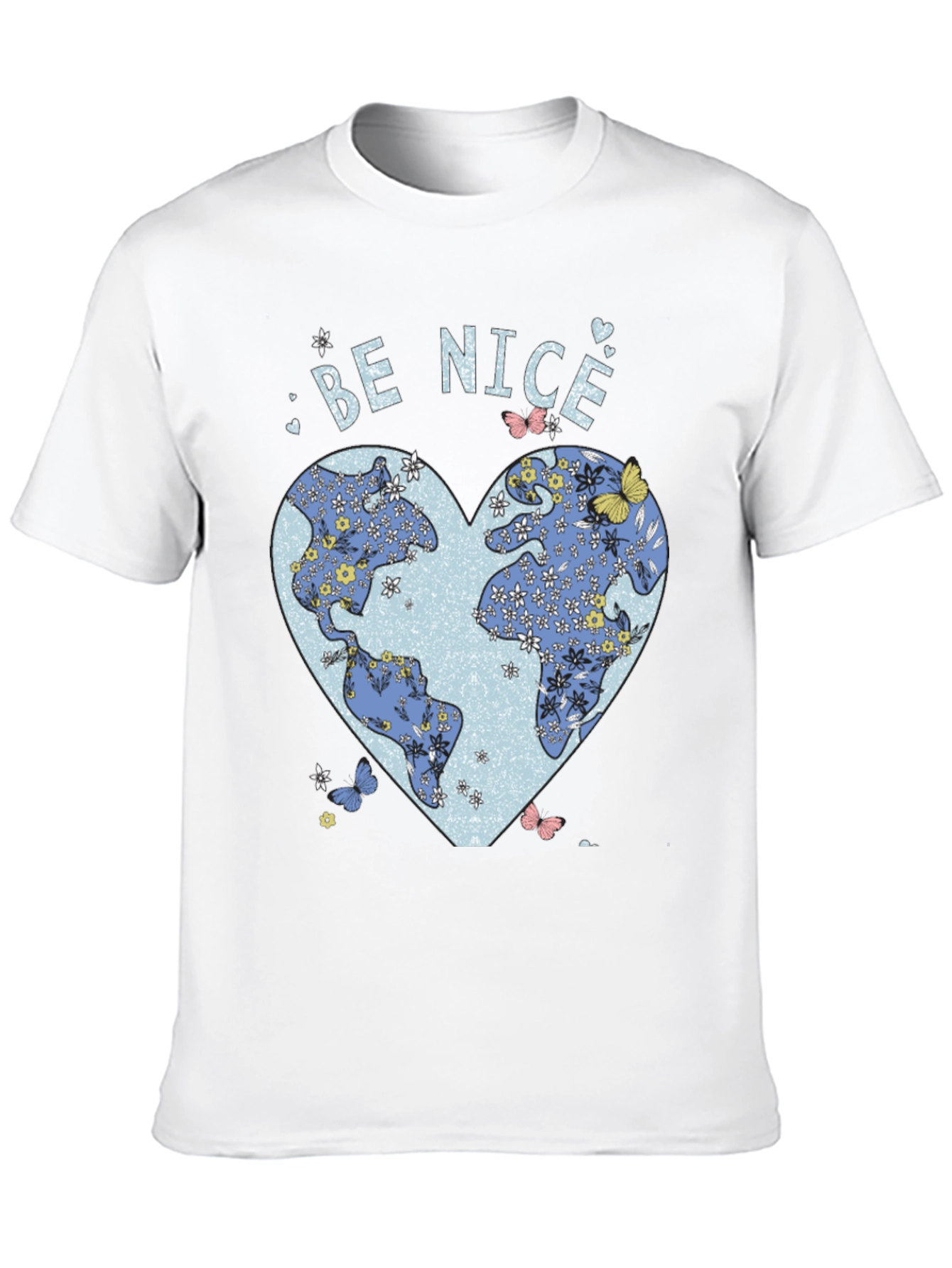 Be Nice Earth Heart Graphic Tee